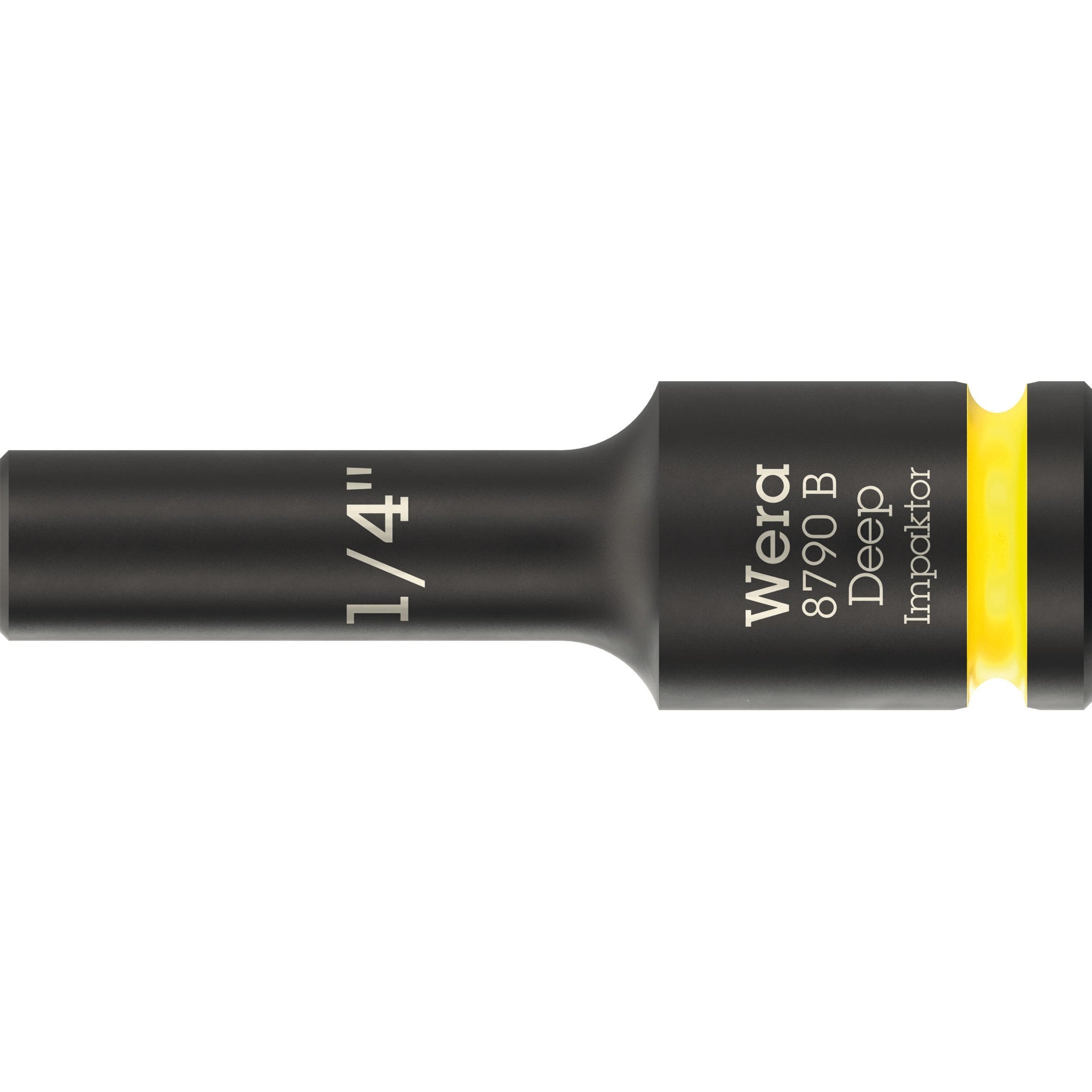 Wera 8790 B Impaktor Deep Socket with 3/8" drive, 1/4" x 63 mm