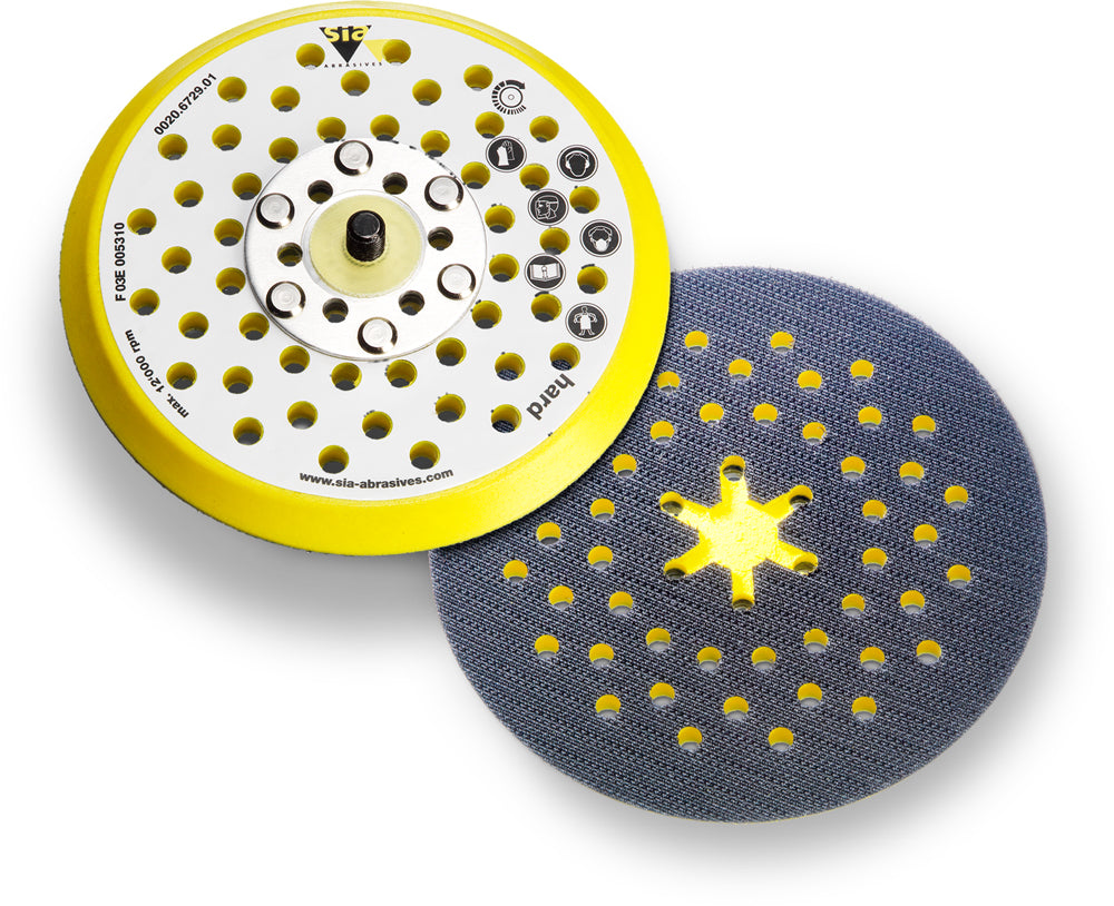 Backing pad, 54 hole, 5/16'', hard, for siafast Ø125mm