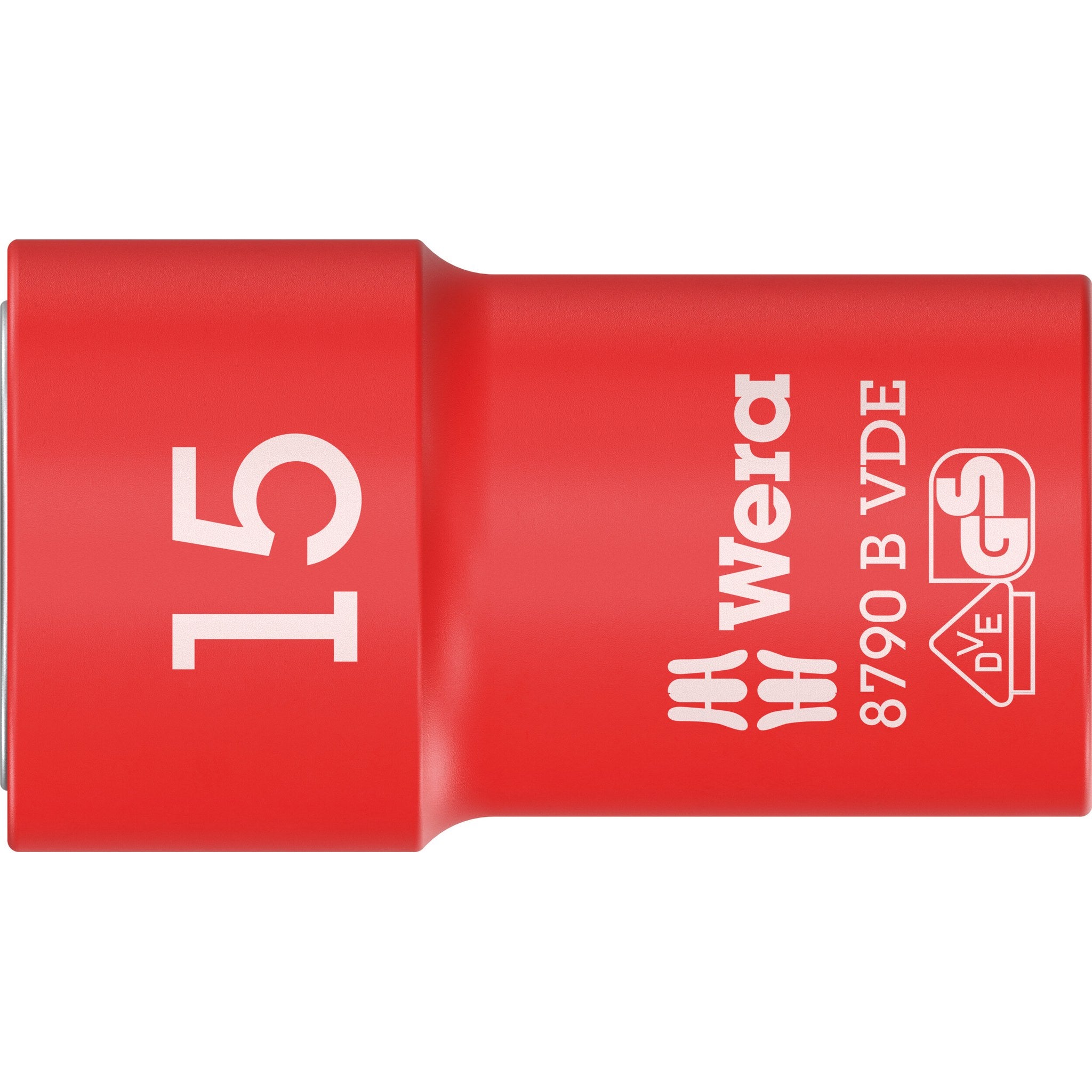 Wera 8790 B VDE Zyklop 3/8" socket, insulated, 15 x 46 mm