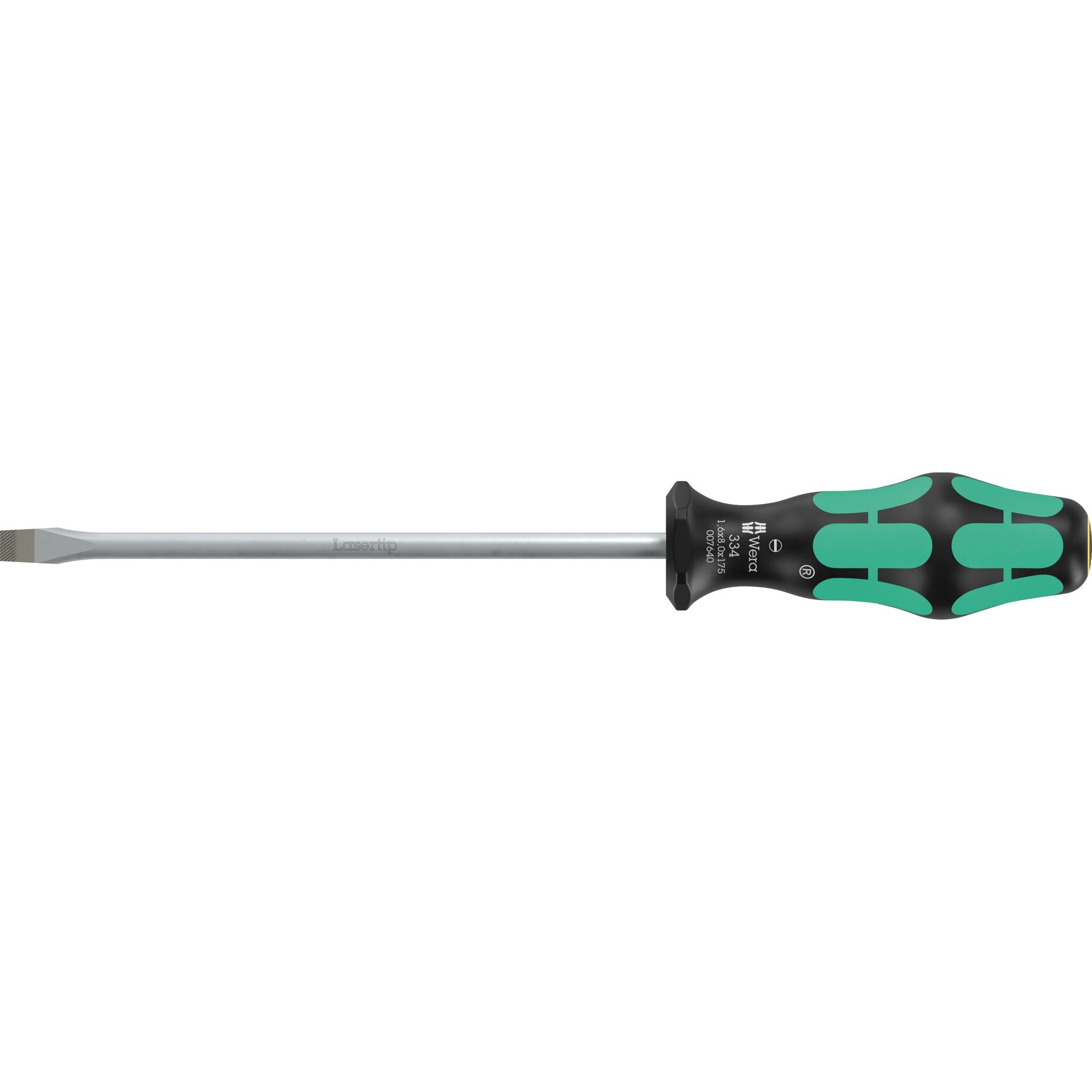 Wera 334 Screwdriver for slotted screws, 1.6 x 8 x 175 mm