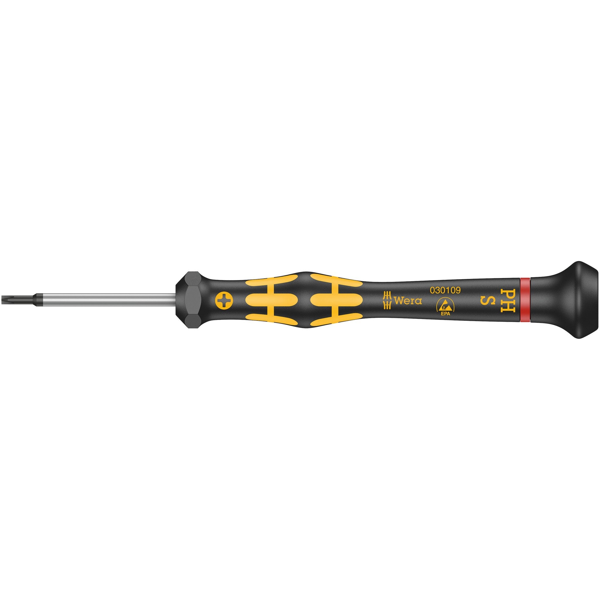 Wera 1550 PH S ESD Kraftform Micro screwdrivers, # 1 x 40 mm