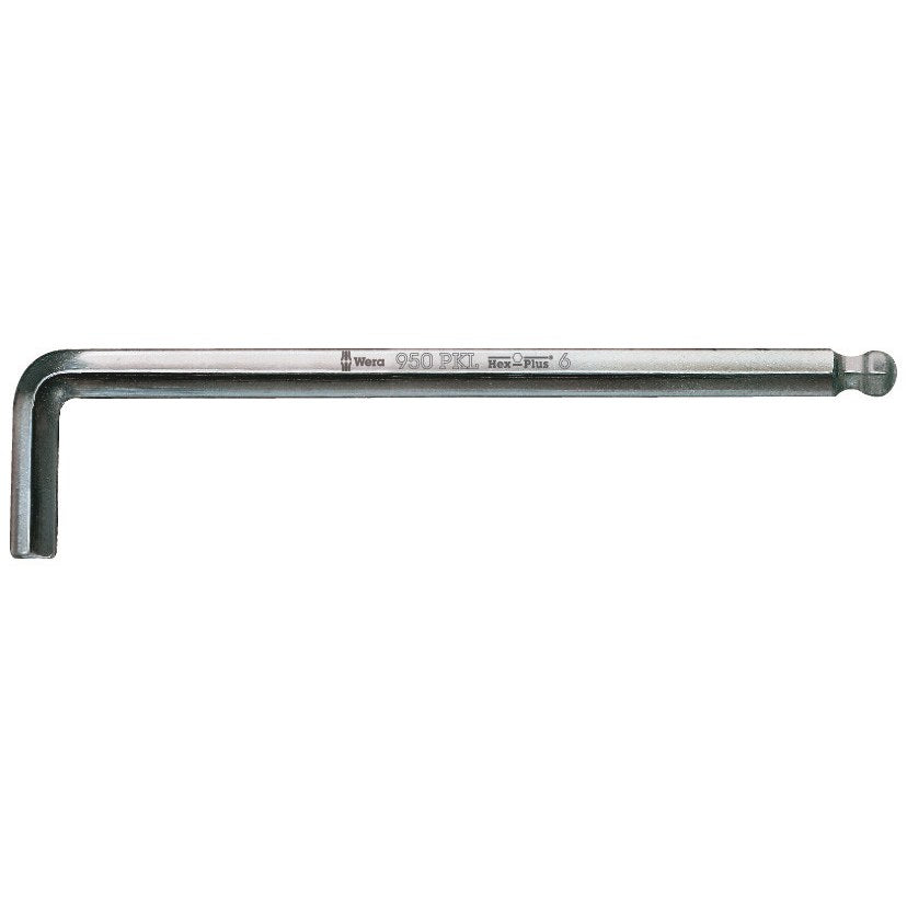 Wera 950 PKL L-key, metric, chrome-plated, 12 x 248 mm