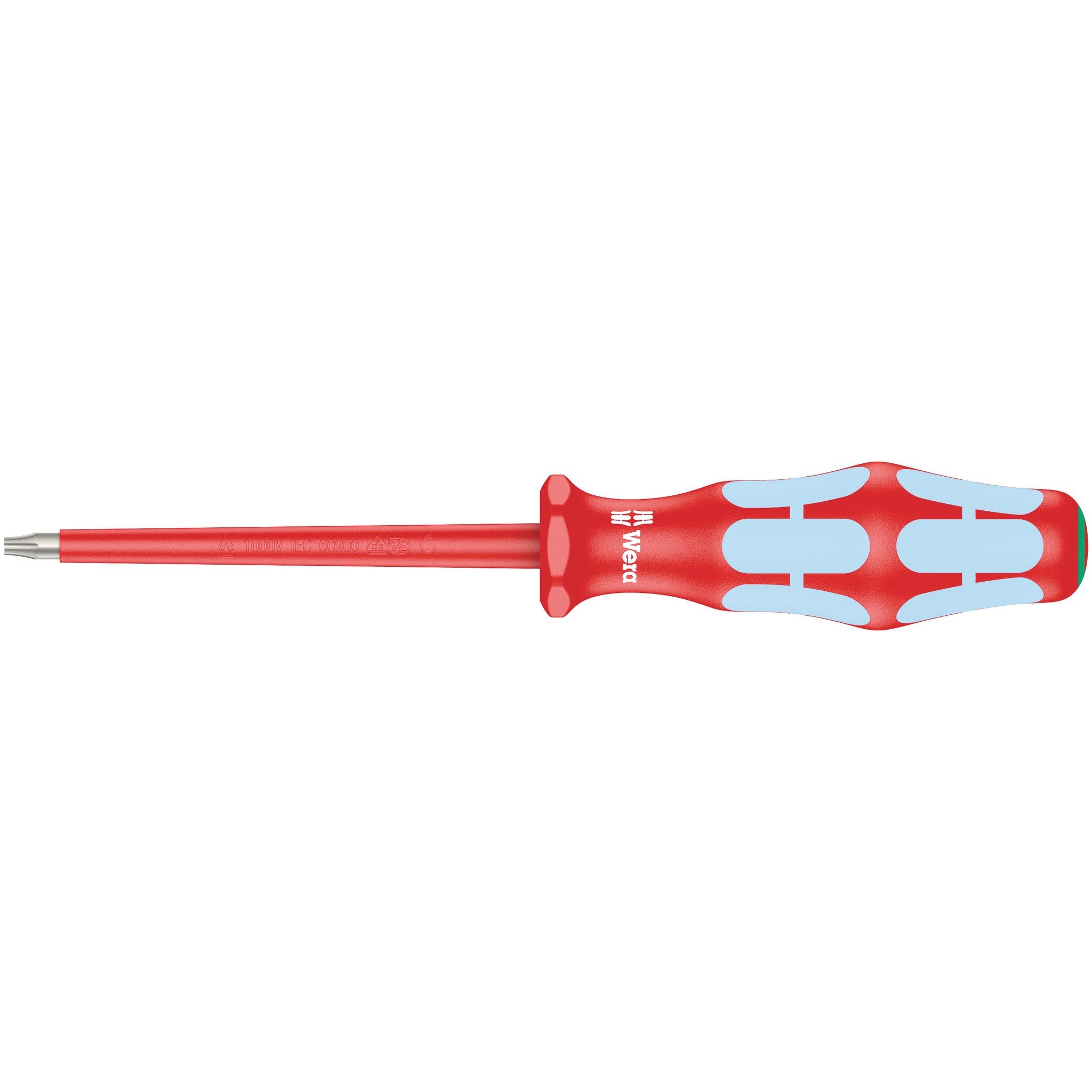 Wera 3167 i VDE insulated TORX® screwdriver, stainless steel, TX 10 x 80 mm