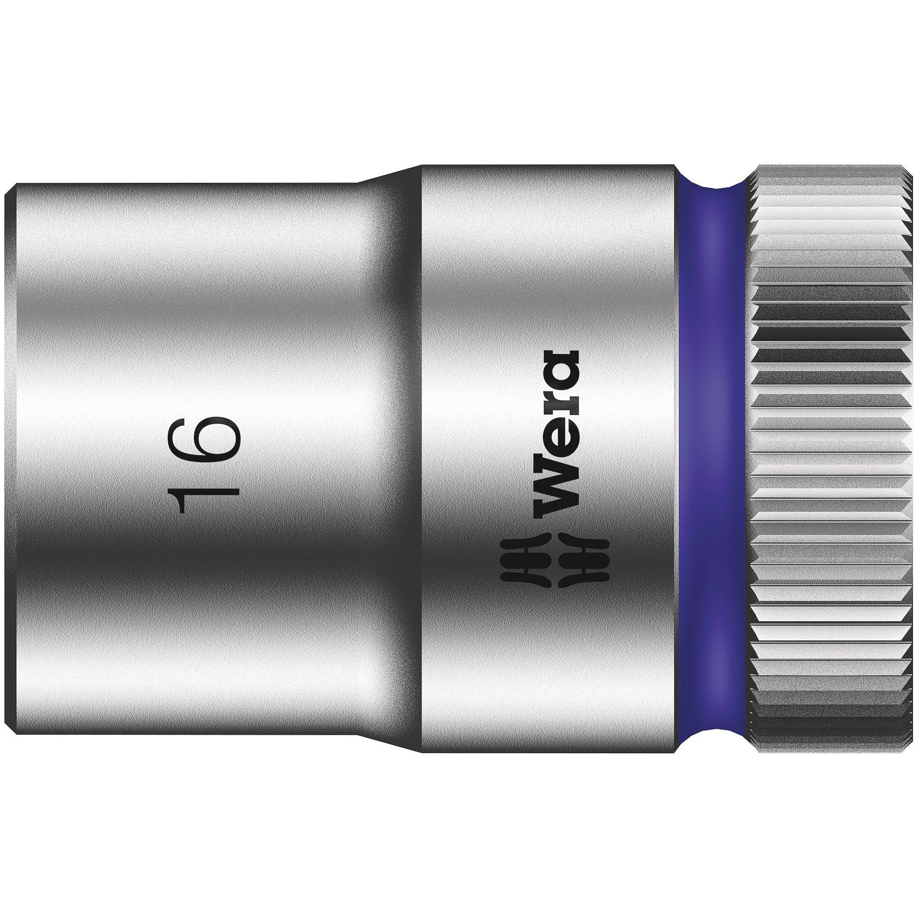 Wera 8790 HMC Zyklop socket with 1/2" drive, 16 x 37 mm