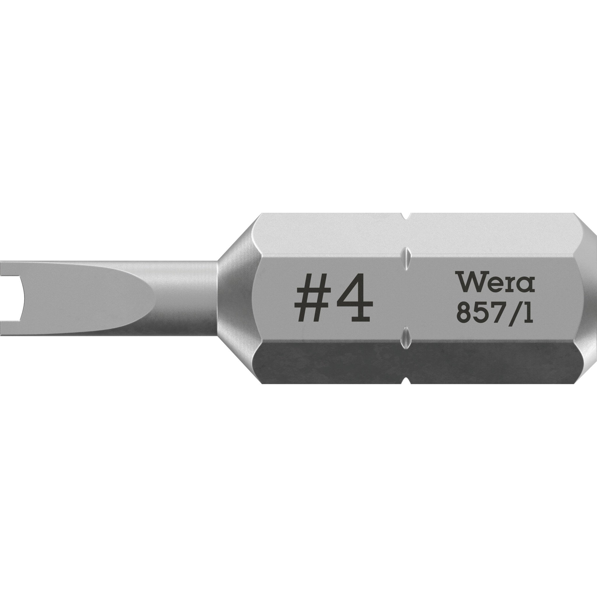 Wera 857/1 Z Spanner bits, 4 x 25 mm