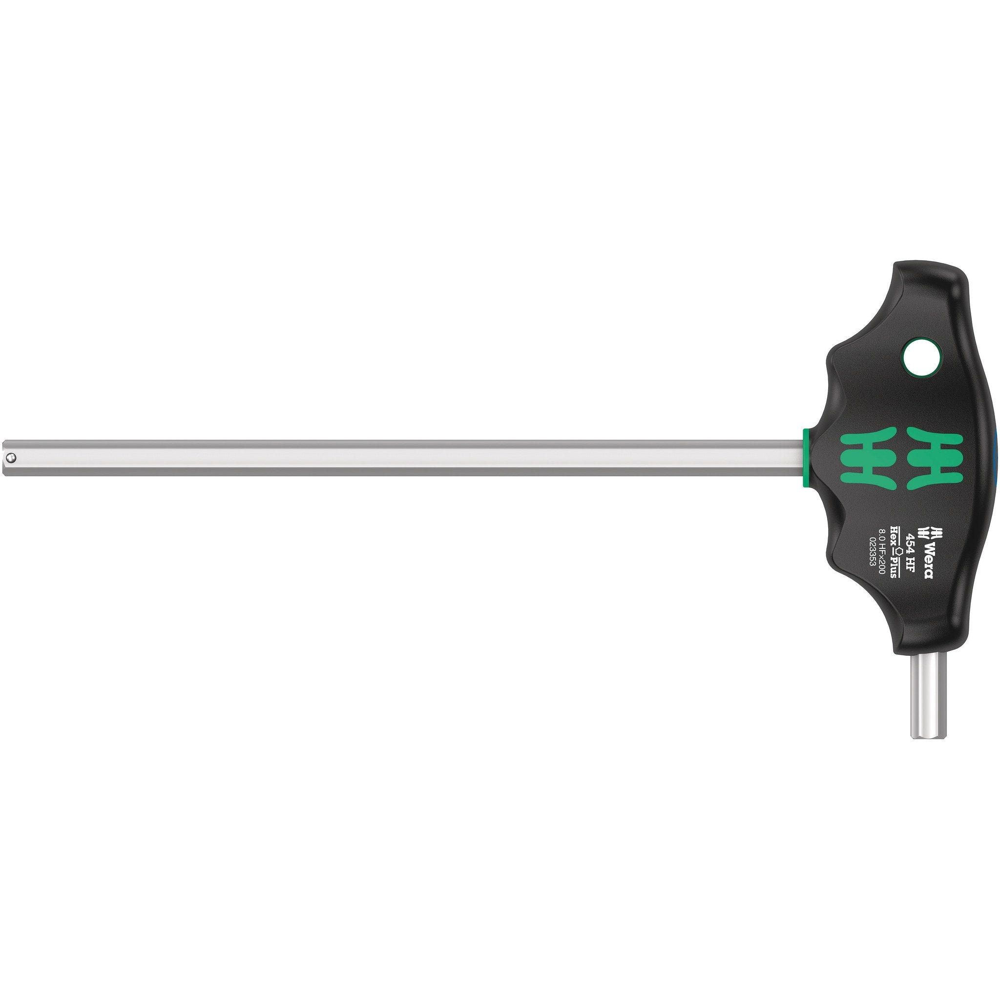 Wera 454 HF T-handle hexagon screwdriver Hex-Plus with holding function, 8 x 200 mm