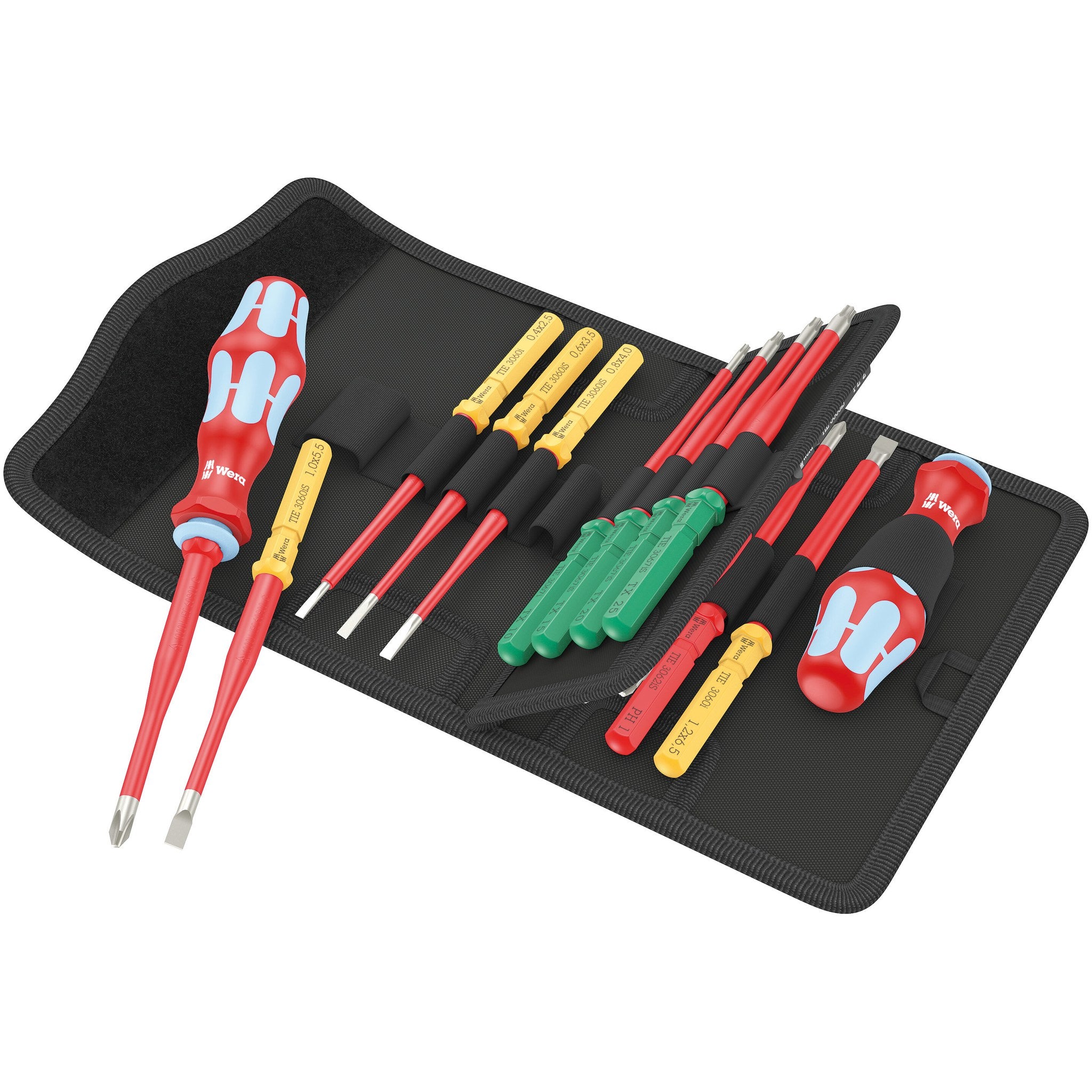 Wera Kraftform Kompakt VDE Stainless 17 extra slim 1 Tool finder, 17 pieces