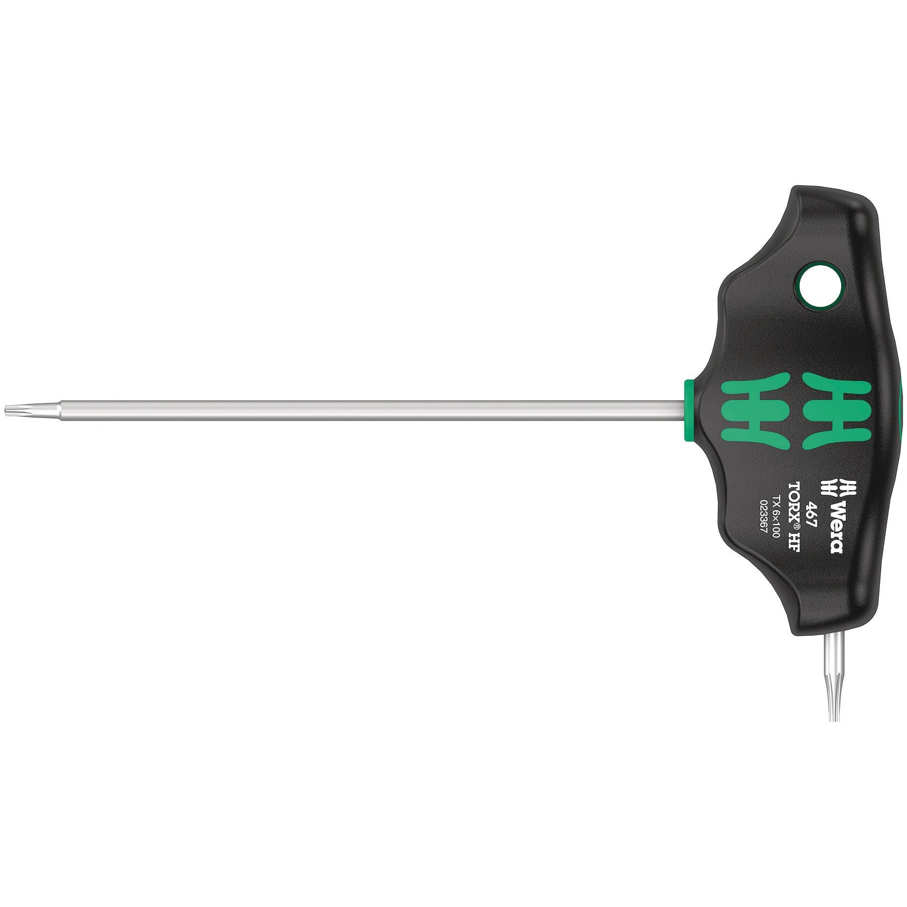Wera 467 TORX® HF T-handle screwdriver with holding function, TX 6 x 100 mm