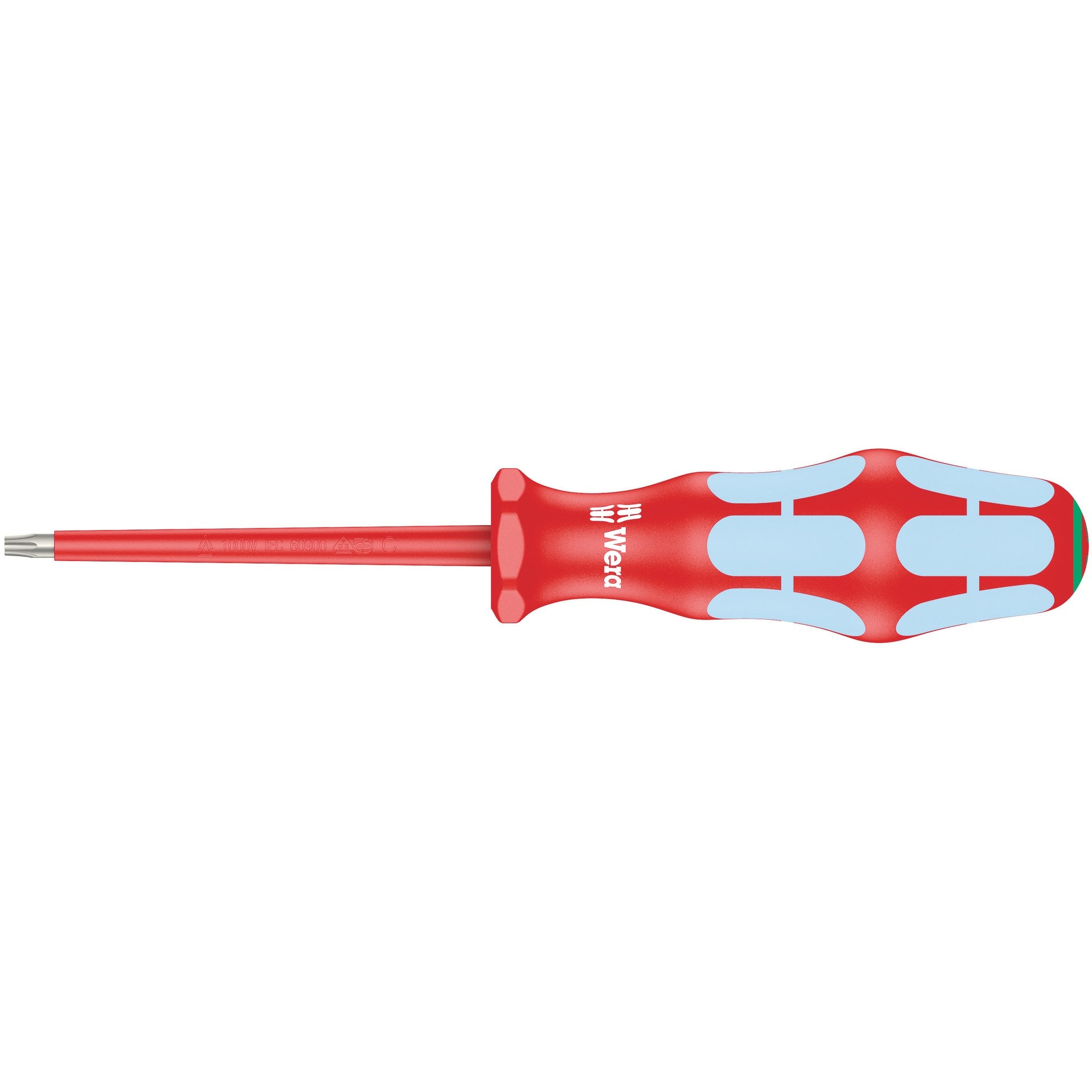 Wera 3167 i VDE insulated TORX® screwdriver, stainless steel, TX 15 x 80 mm