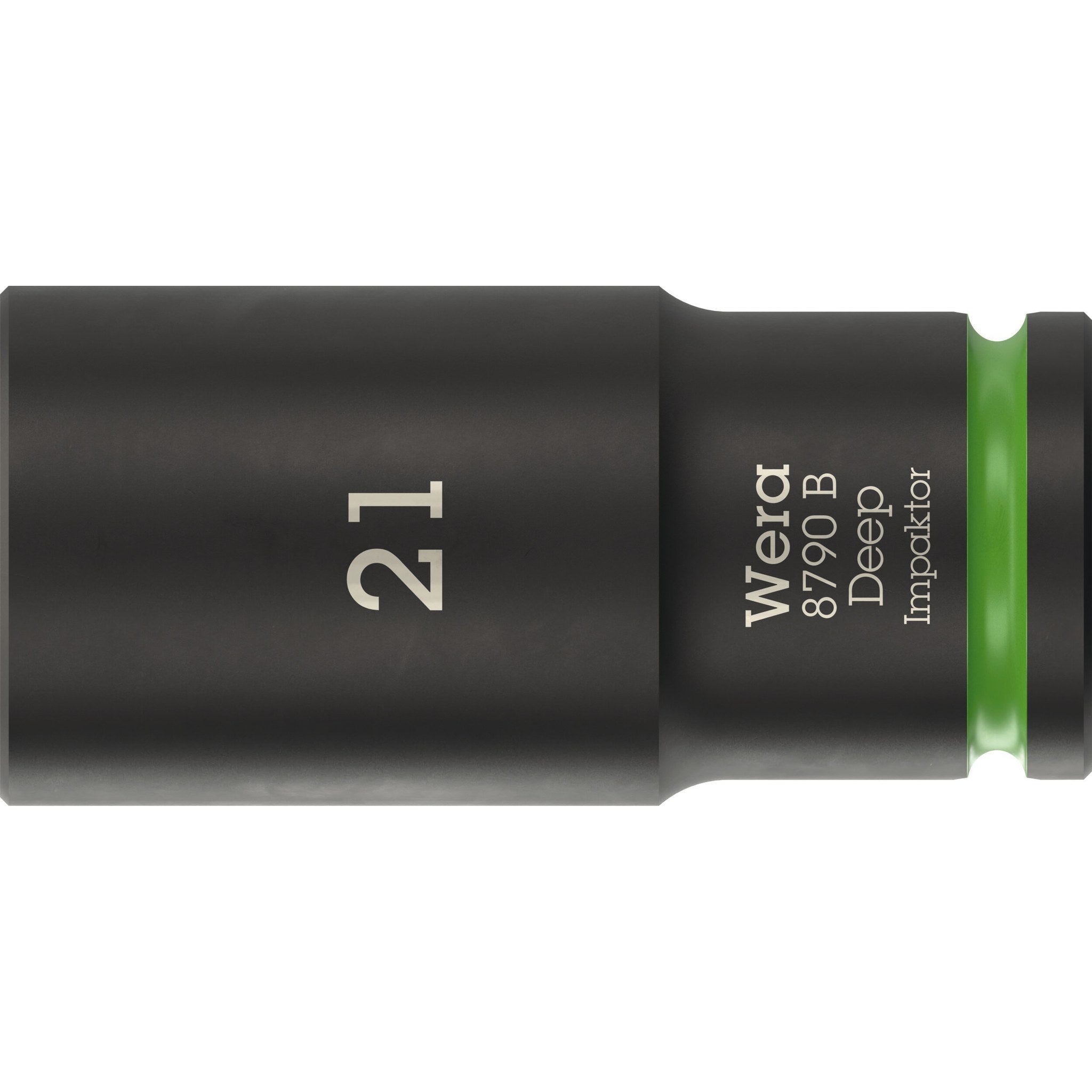Wera 8790 B Impaktor Deep Socket with 3/8" drive, 21 x 63 mm