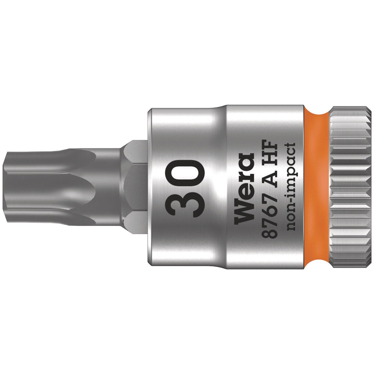 Wera 8767 A HF TORX® Zyklop bit socket with holding function, 1/4" drive, TX 30 x 28