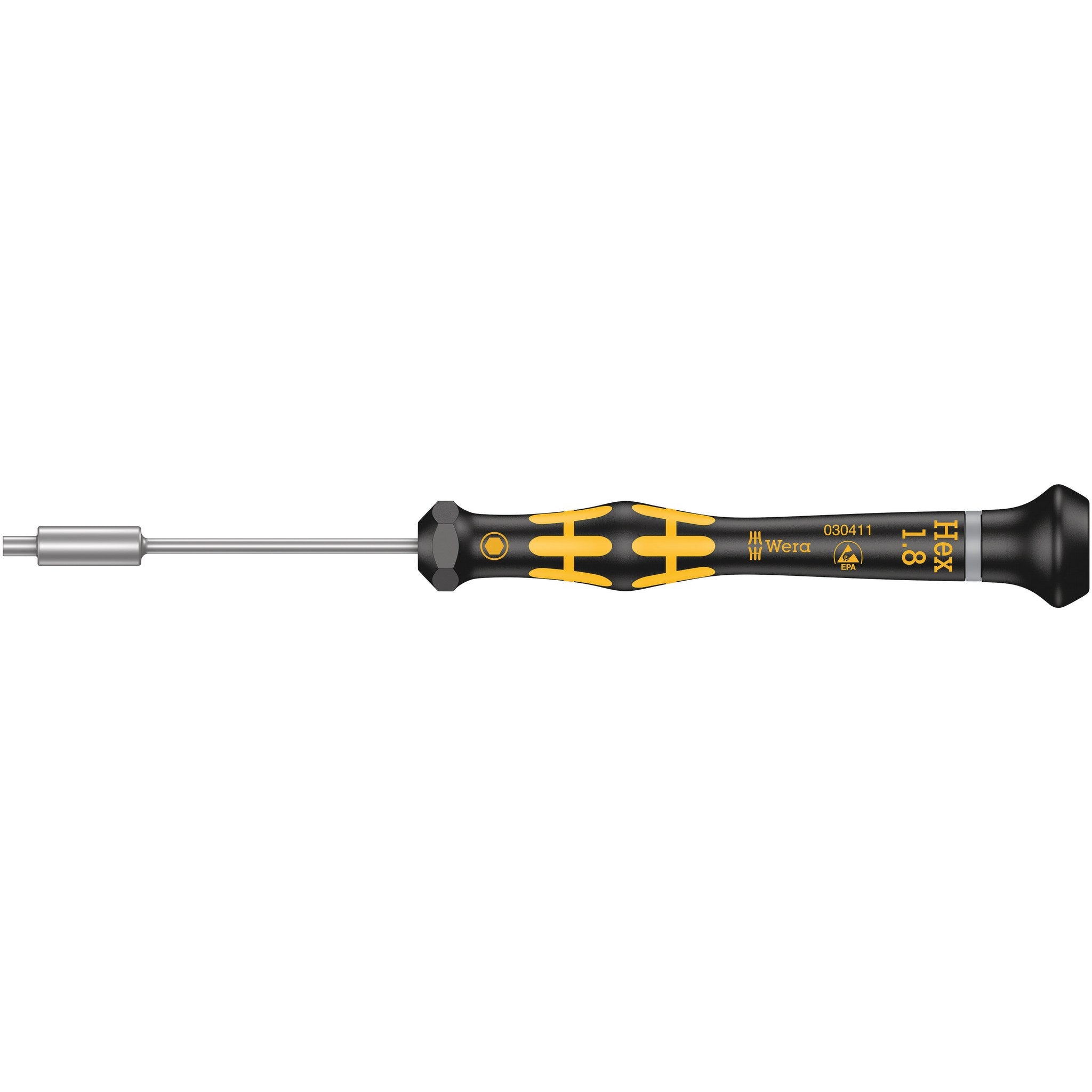 Wera 1569 ESD Nutdriver Kraftform Micro, 1.8 x 60 mm