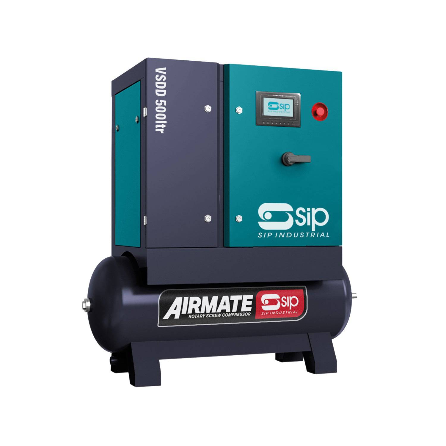 SIP VSDD 15kW 10bar 500ltr 400v Rotary Screw Compressor