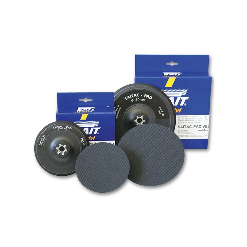 SAIT Pad-Vel Hook & Loop Backing Pad 125mm M14 Rotary