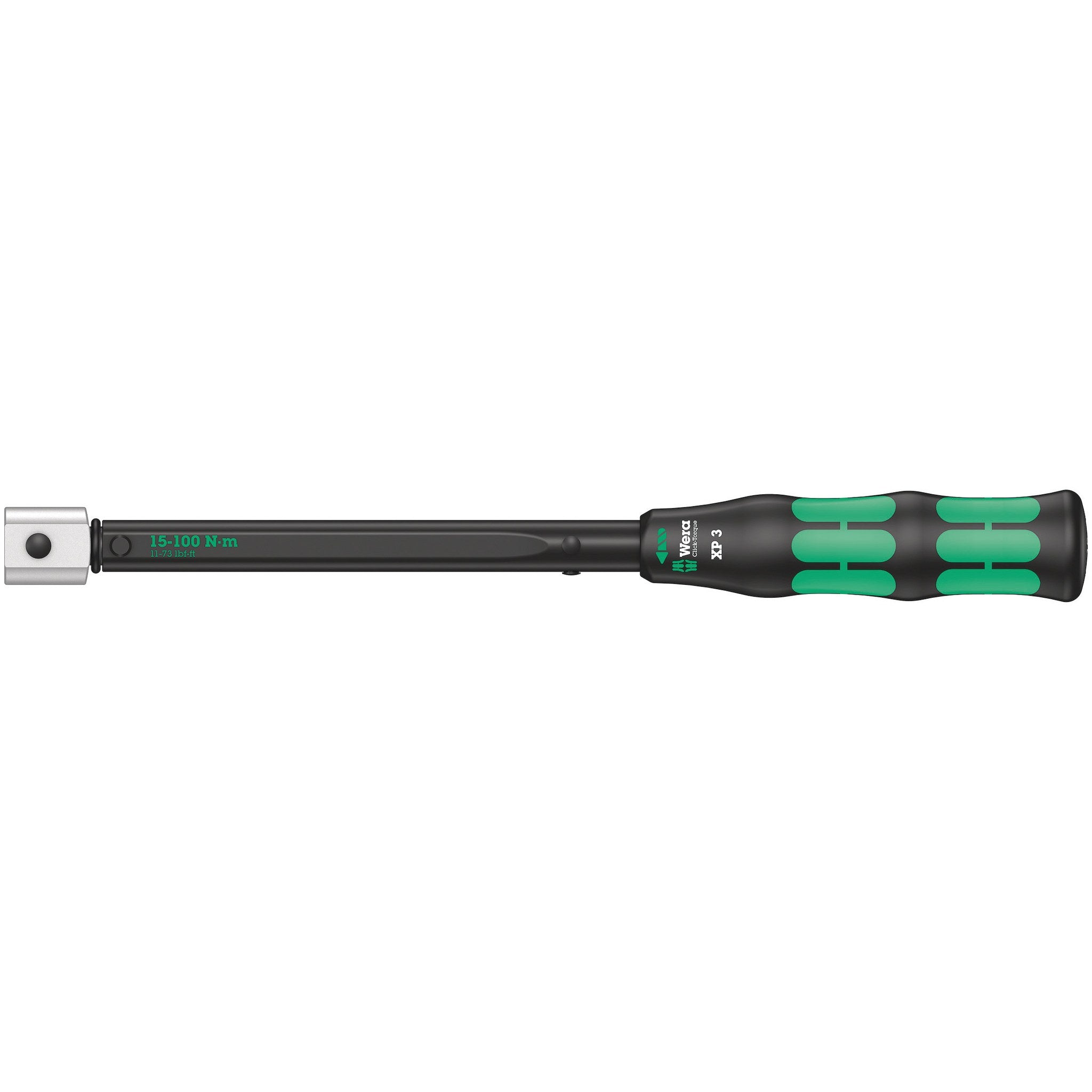 Wera Click-Torque XP 3 pre-set adjustable torque wrench for insert tools, 15-100 Nm, 15
