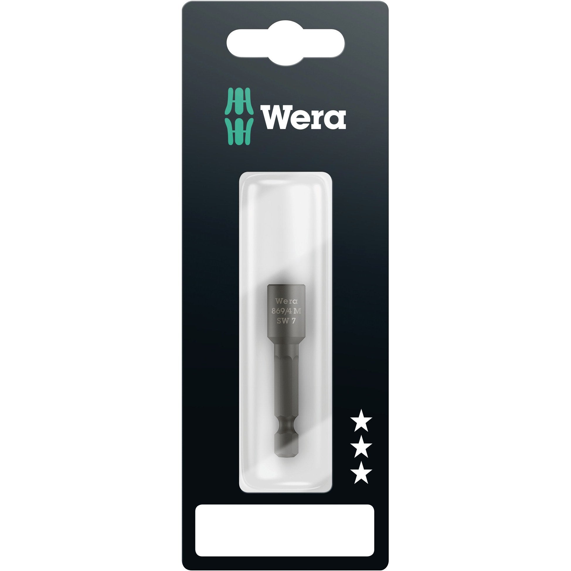 Wera 869/4 M SB Nutsetters, magnetic, 7 x 50 mm