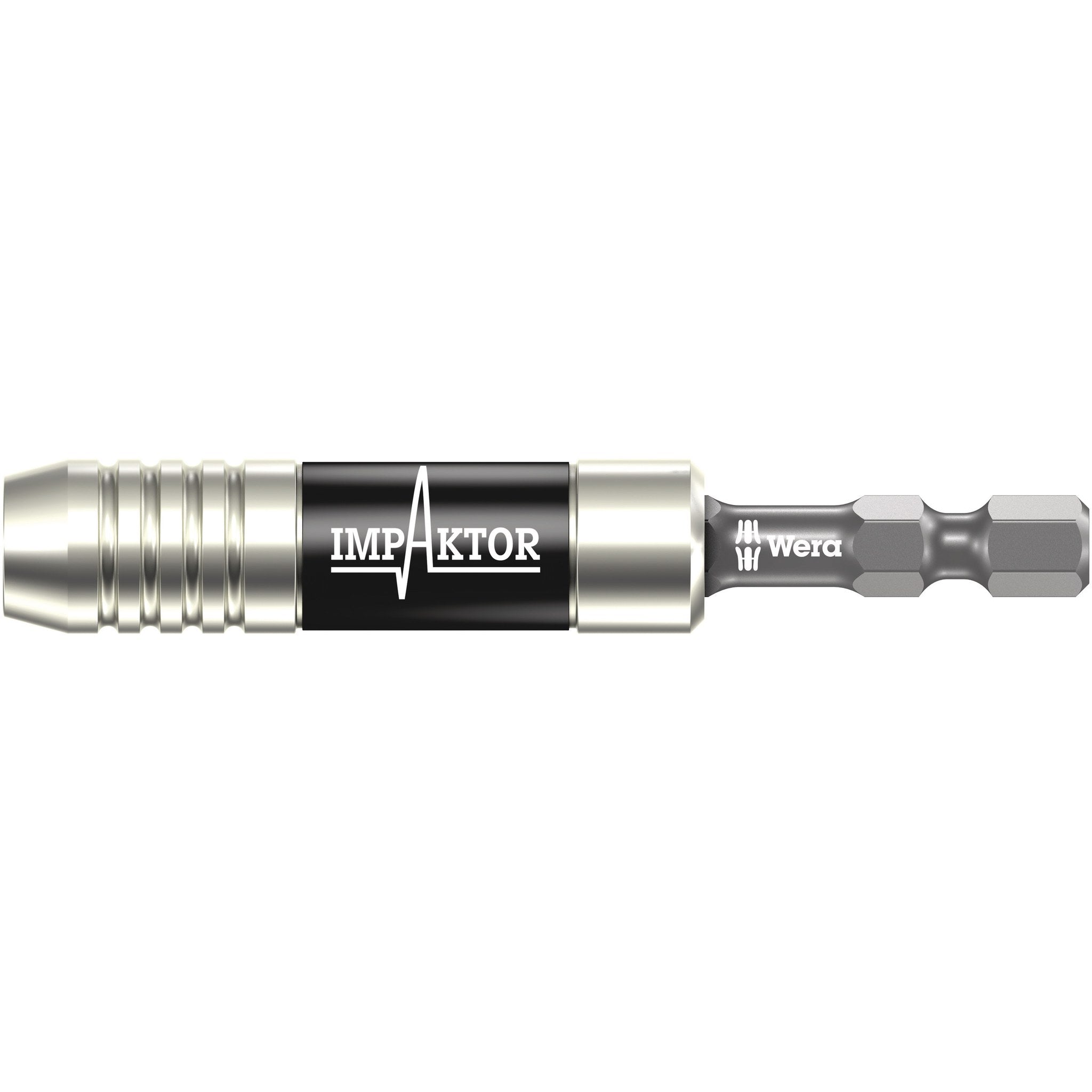 Wera 897/4 IMP Impaktor holder with retaining ring and magnet, 1/4" x 75 mm