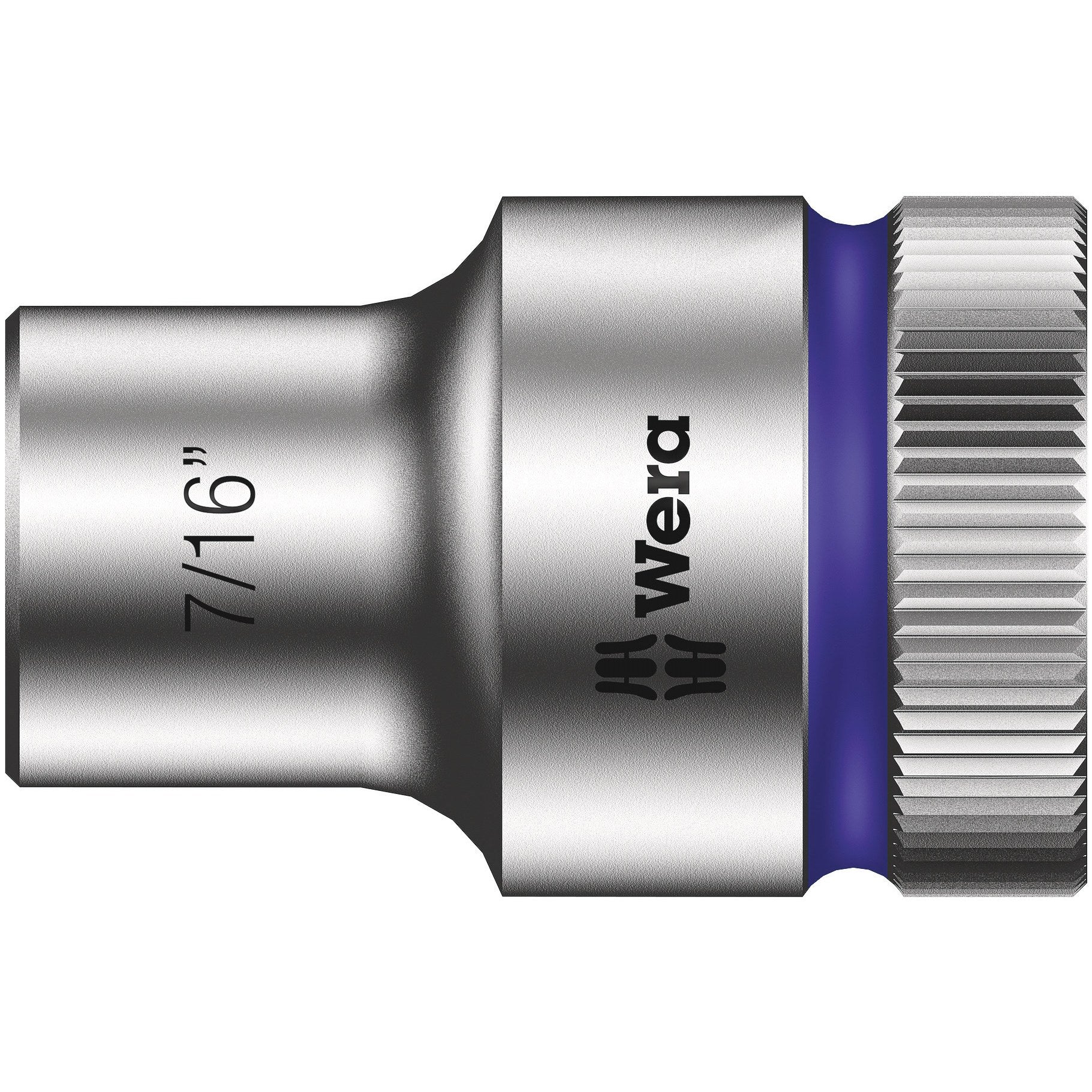 Wera 8790 HMC Zyklop socket with 1/2" drive, 7/16" x 37 mm