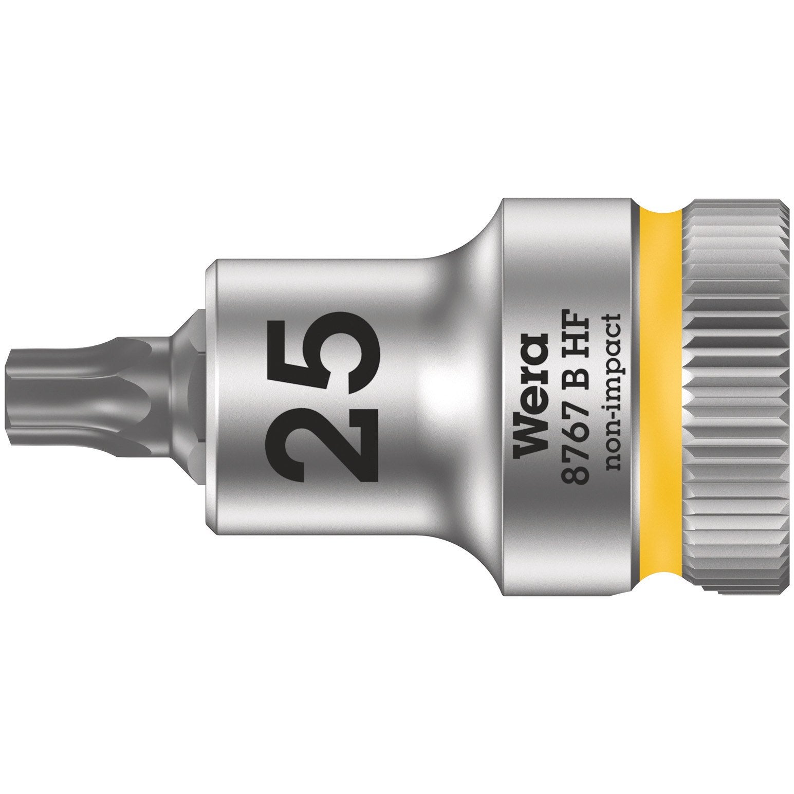 Wera 8767 B HF TORX® Zyklop bit socket with holding function, 3/8" drive, TX 25 x 35