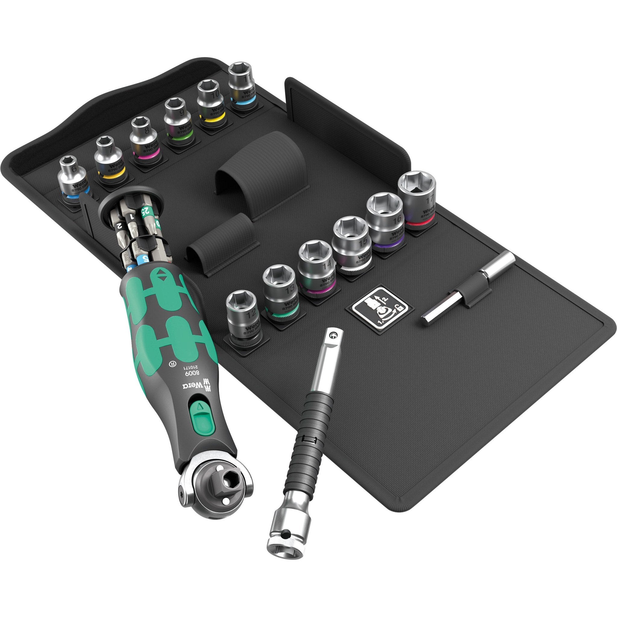 Wera 8009 Zyklop Pocket Set 3, 27 pieces