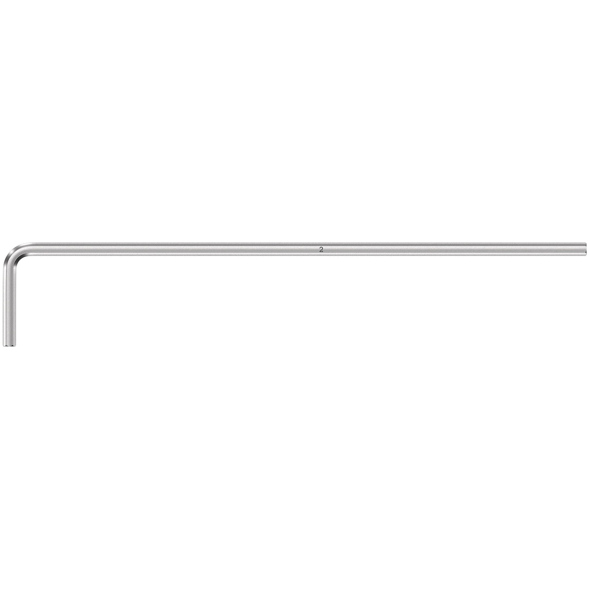 Wera 950 L L-key, metric, chrome-plated, 2 x 100 mm
