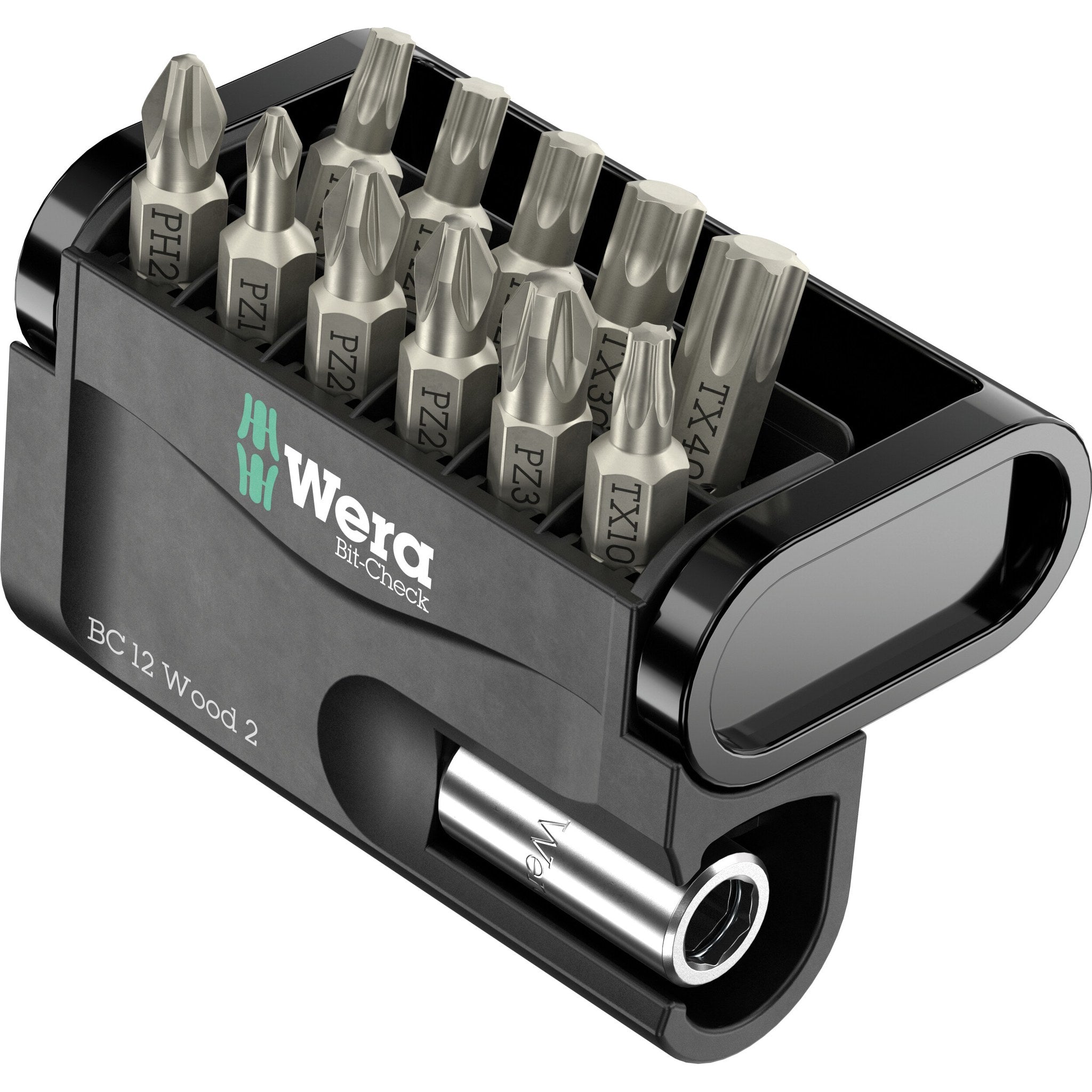 Wera Bit-Check 12 Wood 2, 12 pieces