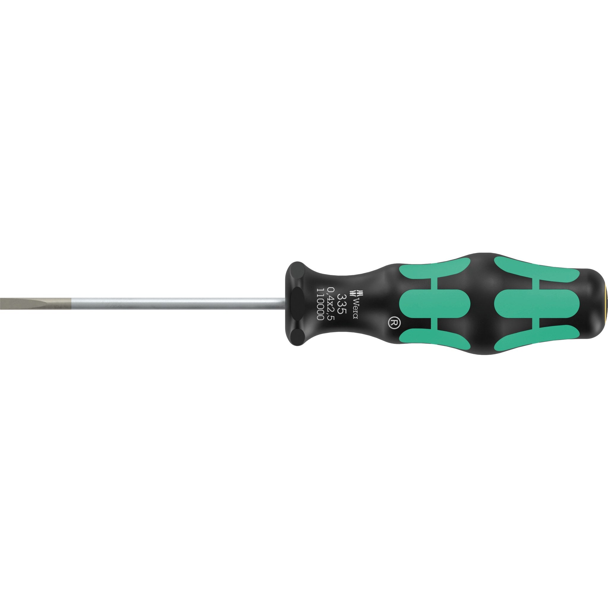 Wera 335 Screwdriver for slotted screws, 0.4 x 2.5 x 60 mm