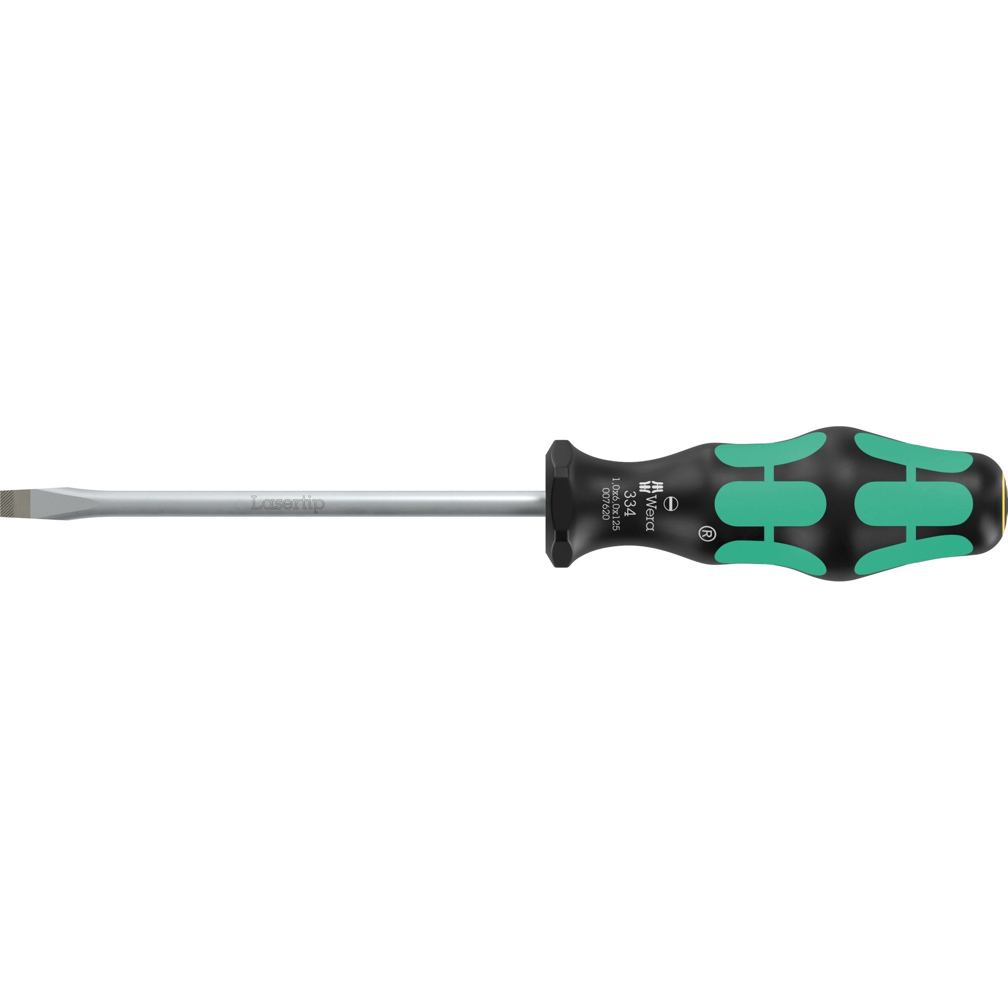 Wera 334 Screwdriver for slotted screws, 1 x 6 x 125 mm