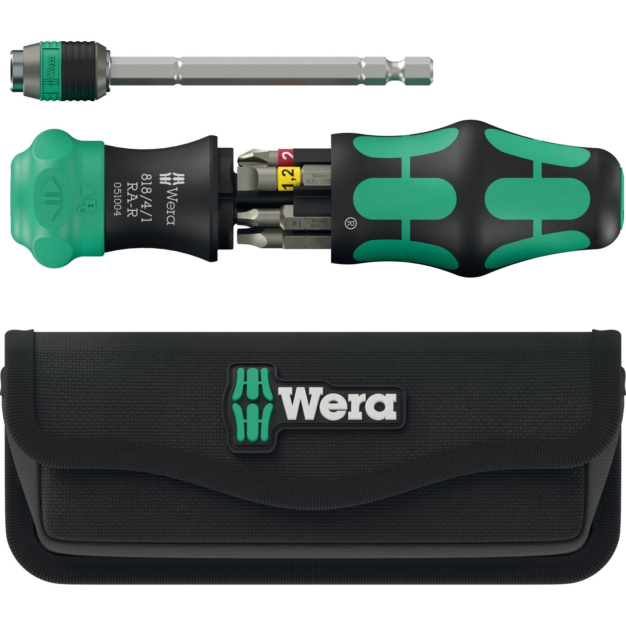 Wera Kraftform Kompakt 26 RA-R with pouch, 6 pieces