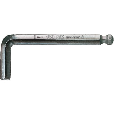Wera 950 PKS L-key, metric, chrome-plated, 3 x 71 mm