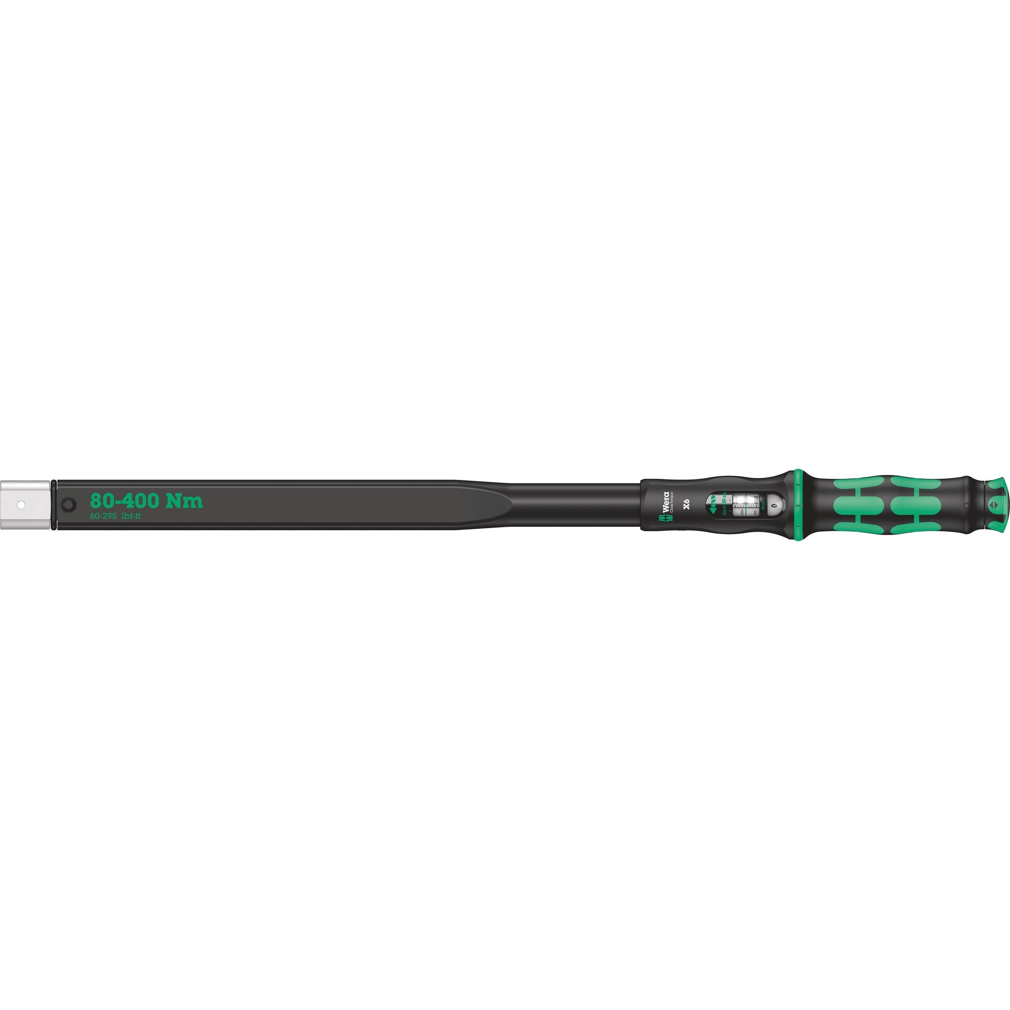 Wera Click-Torque X 6 torque wrench for insert tools, 80-400 Nm, 14x18 x 80-400 Nm