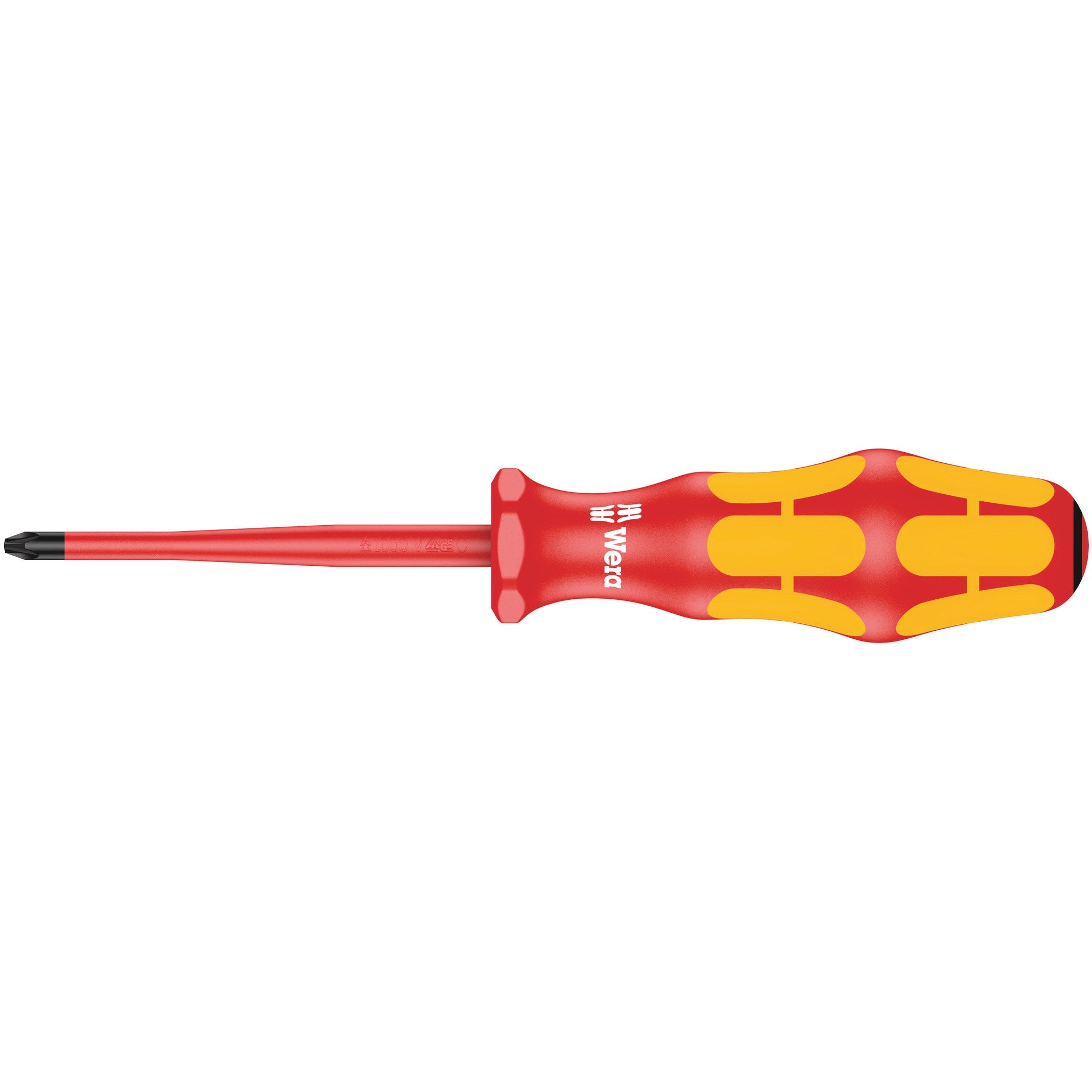 Wera 165 iS PZ VDE Insulated screwdriver with reduced blade diameter for Pozidriv