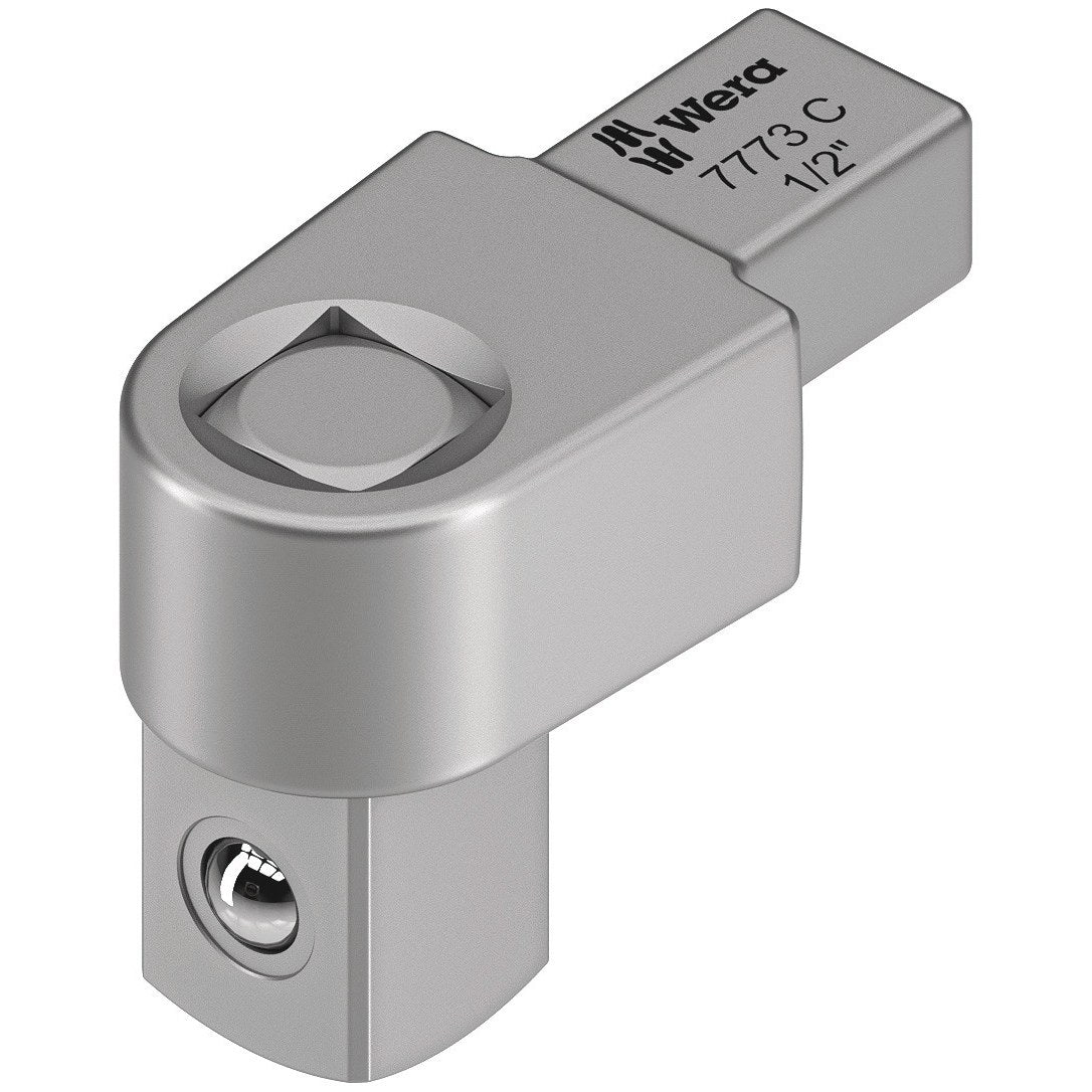 Wera 7773 C Square drive insert, 9x12 mm, 9x12 x 1/2" x 44 mm