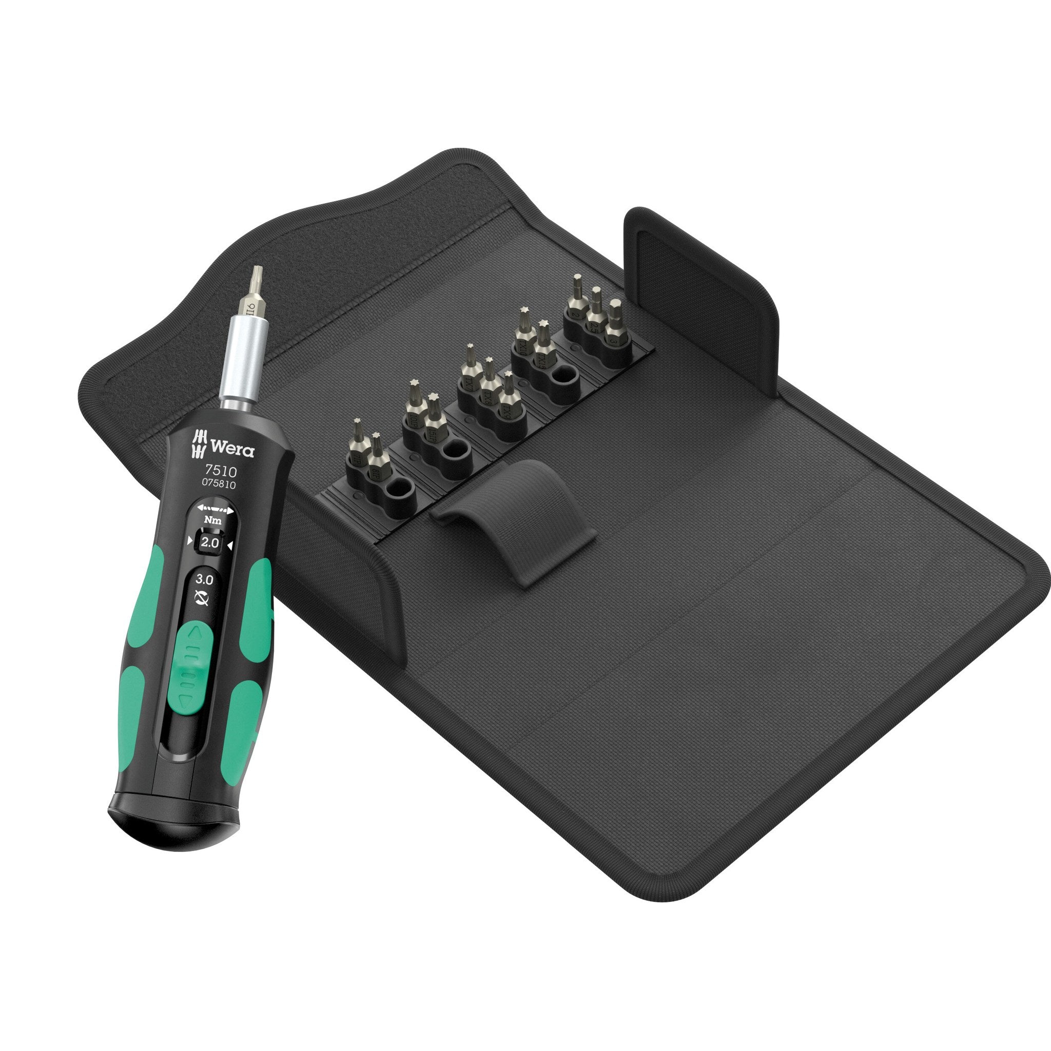Wera 7510/14 Safe-Torque Speed Tool set for carbide inserts, 14 pieces