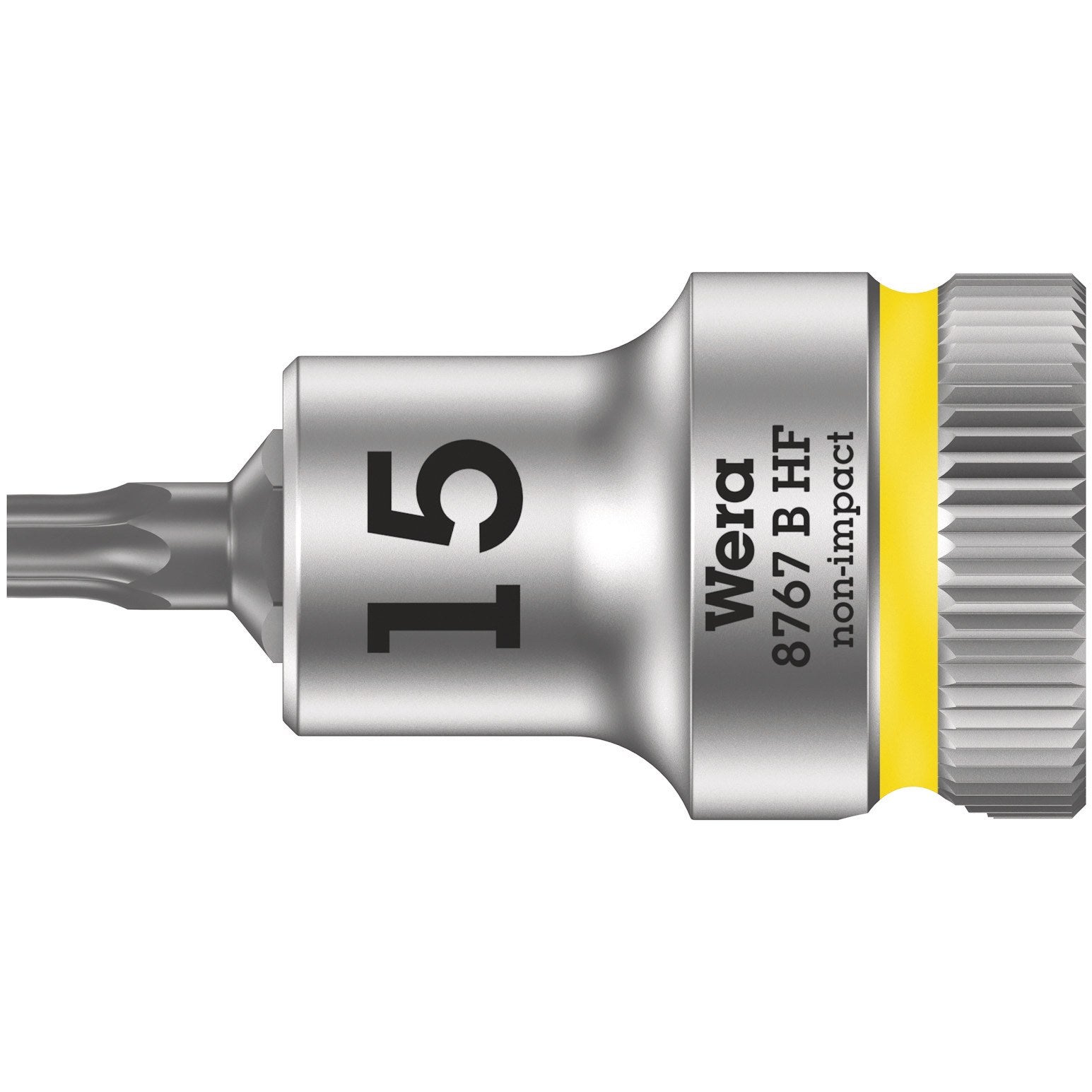 Wera 8767 B HF TORX® Zyklop bit socket with holding function, 3/8" drive, TX 15 x 35