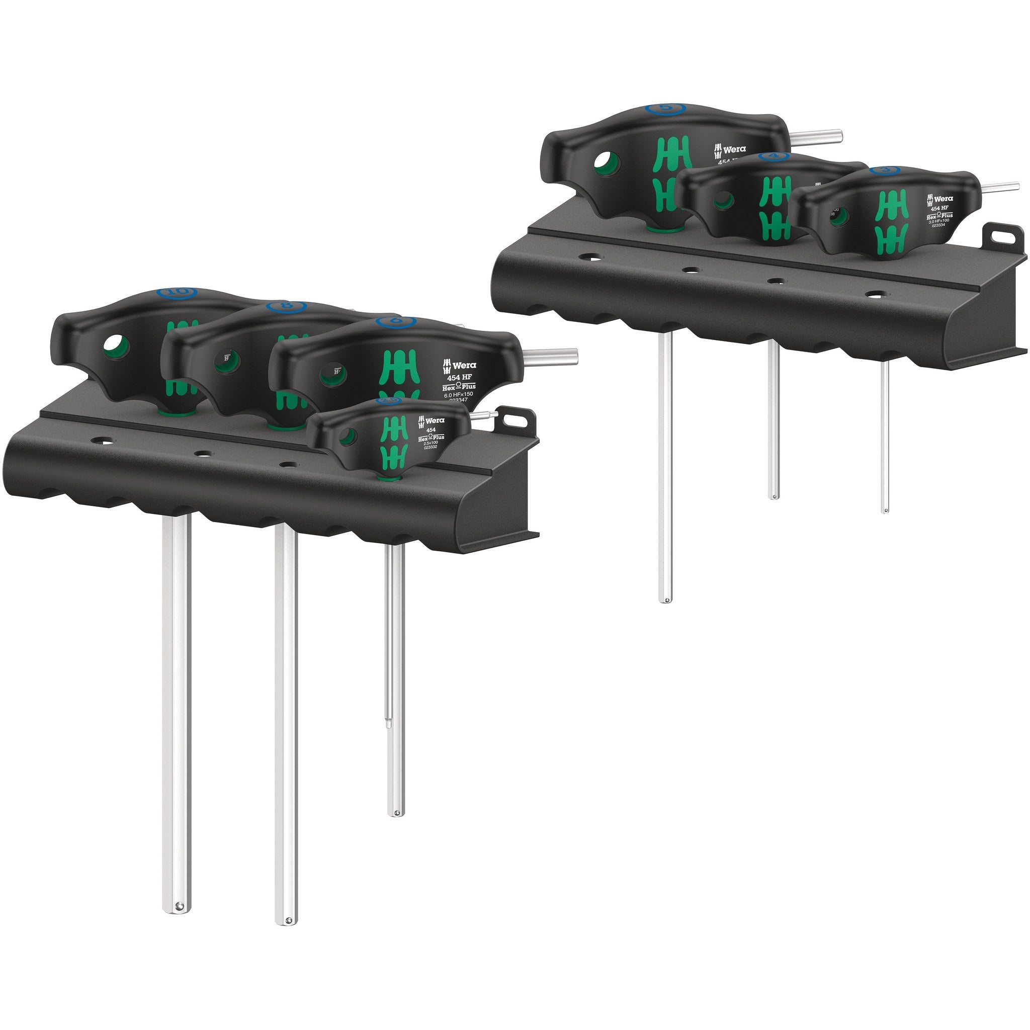 Wera 454/7 HF Set 1 screwdriver set T-handle screwdrivers Hex-Plus with holding