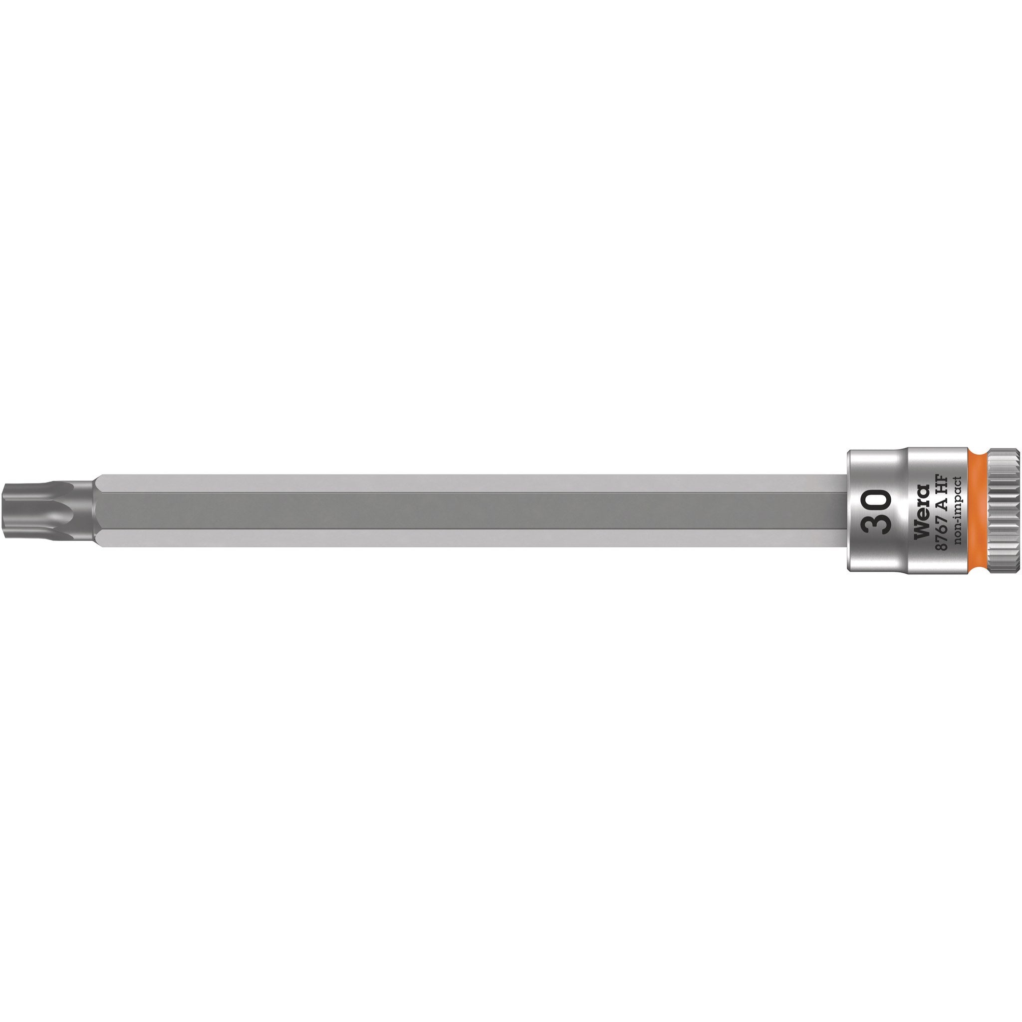 Wera 8767 A HF TORX® Zyklop bit socket with holding function, 1/4" drive, TX 30 x 100