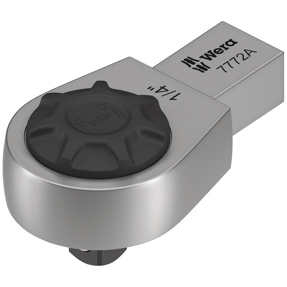 Wera 7772 A Ratchet insert, reversible, 9x12 mm, 9x12 x 1/4" x 48.6 mm