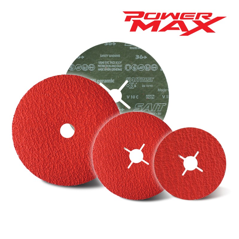 SAIT Powermax-D 9.3 Ceramic Fibre Disc 115 x 22mm P36