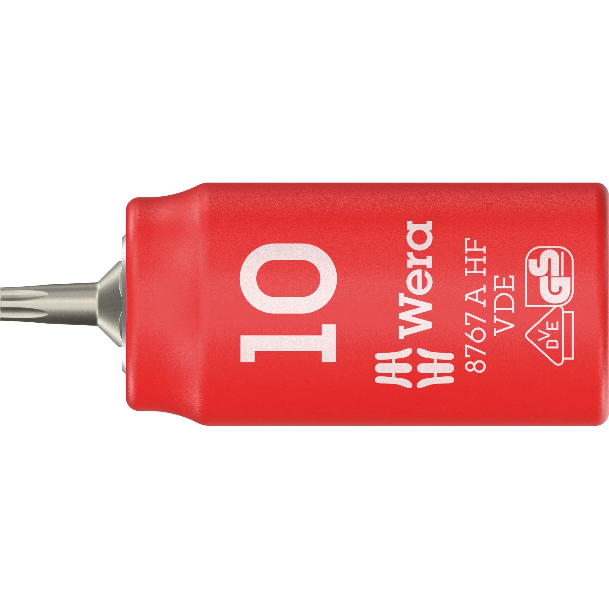Wera 8767 A VDE HF TORX® Zyklop Bit socket, insulated, with 1/4" drive, with holding