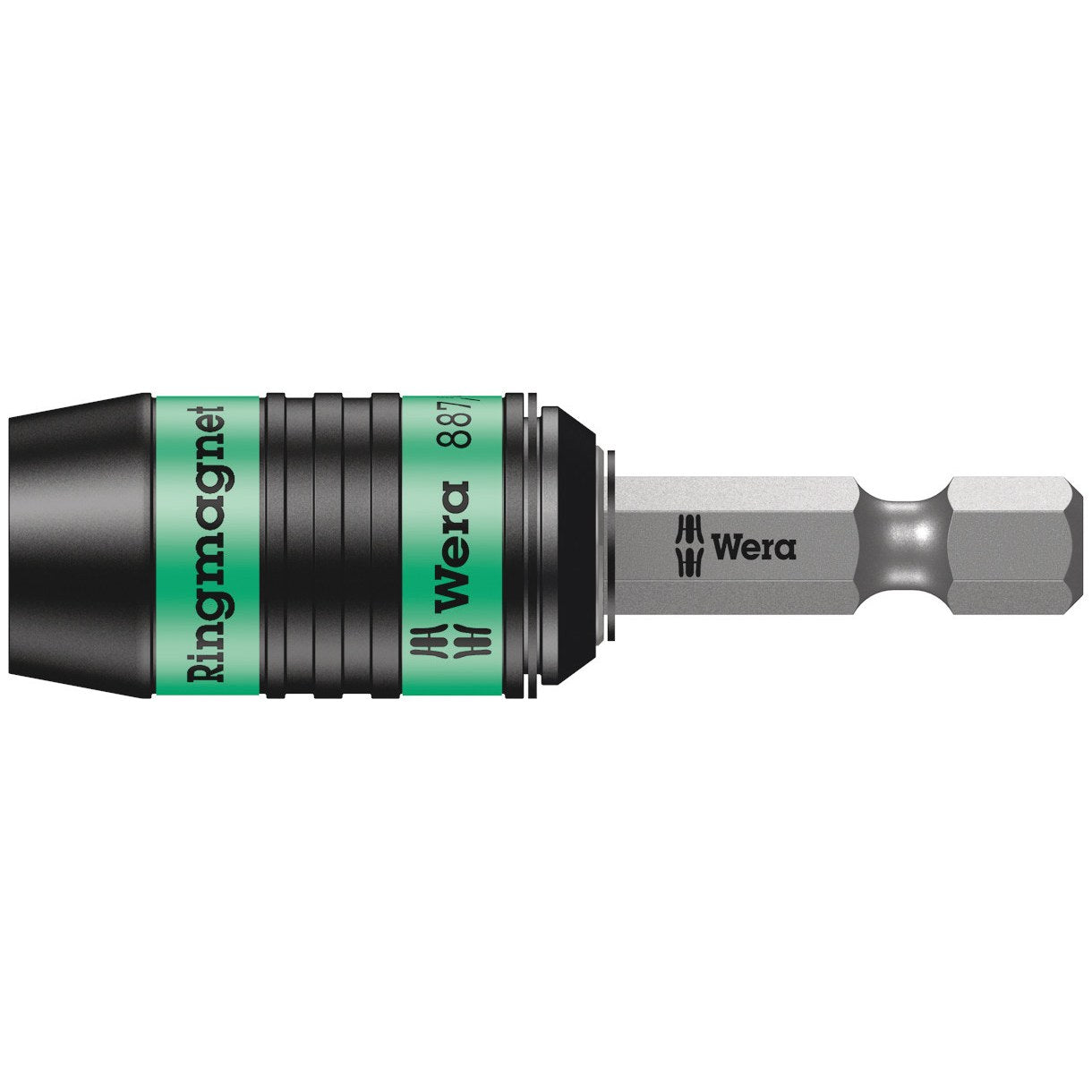 Wera 887/4 RR Rapidaptor Universal Bit Holder with ring magnet, 1/4" x 57 mm