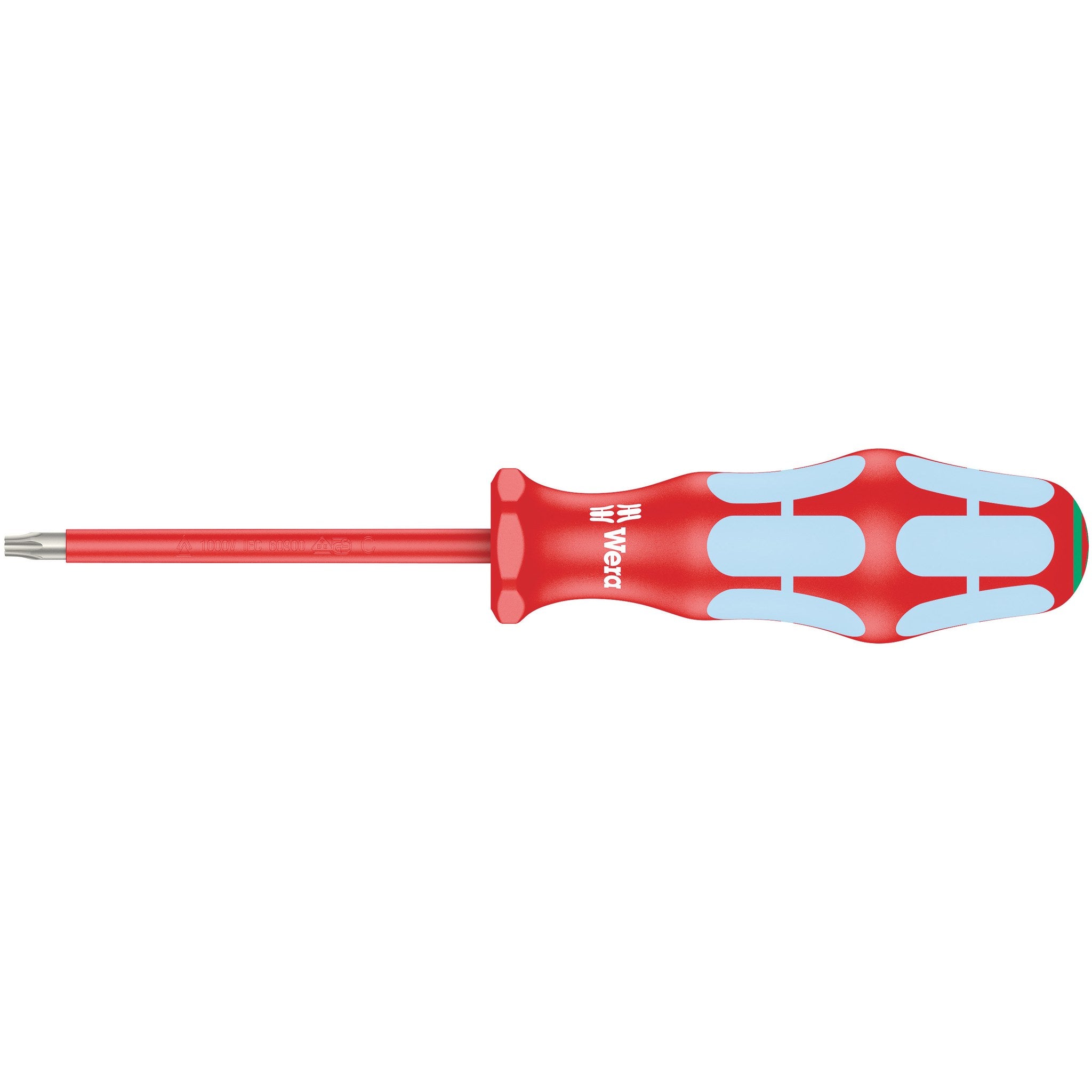 Wera 3167 i VDE insulated TORX® screwdriver, stainless steel, TX 20 x 80 mm