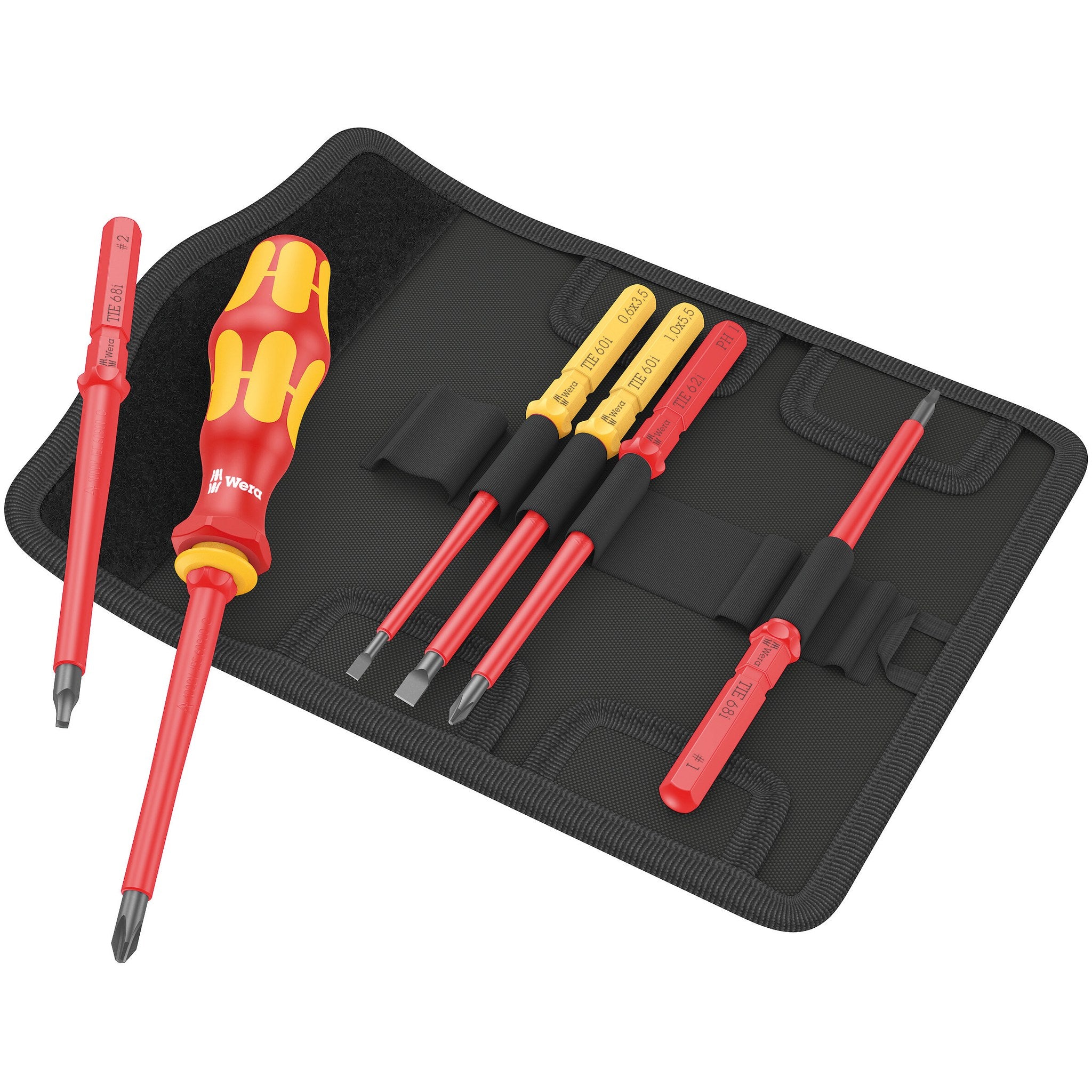 Wera Kraftform Kompakt VDE 7 Imperial 1 Tool finder, 7 pieces
