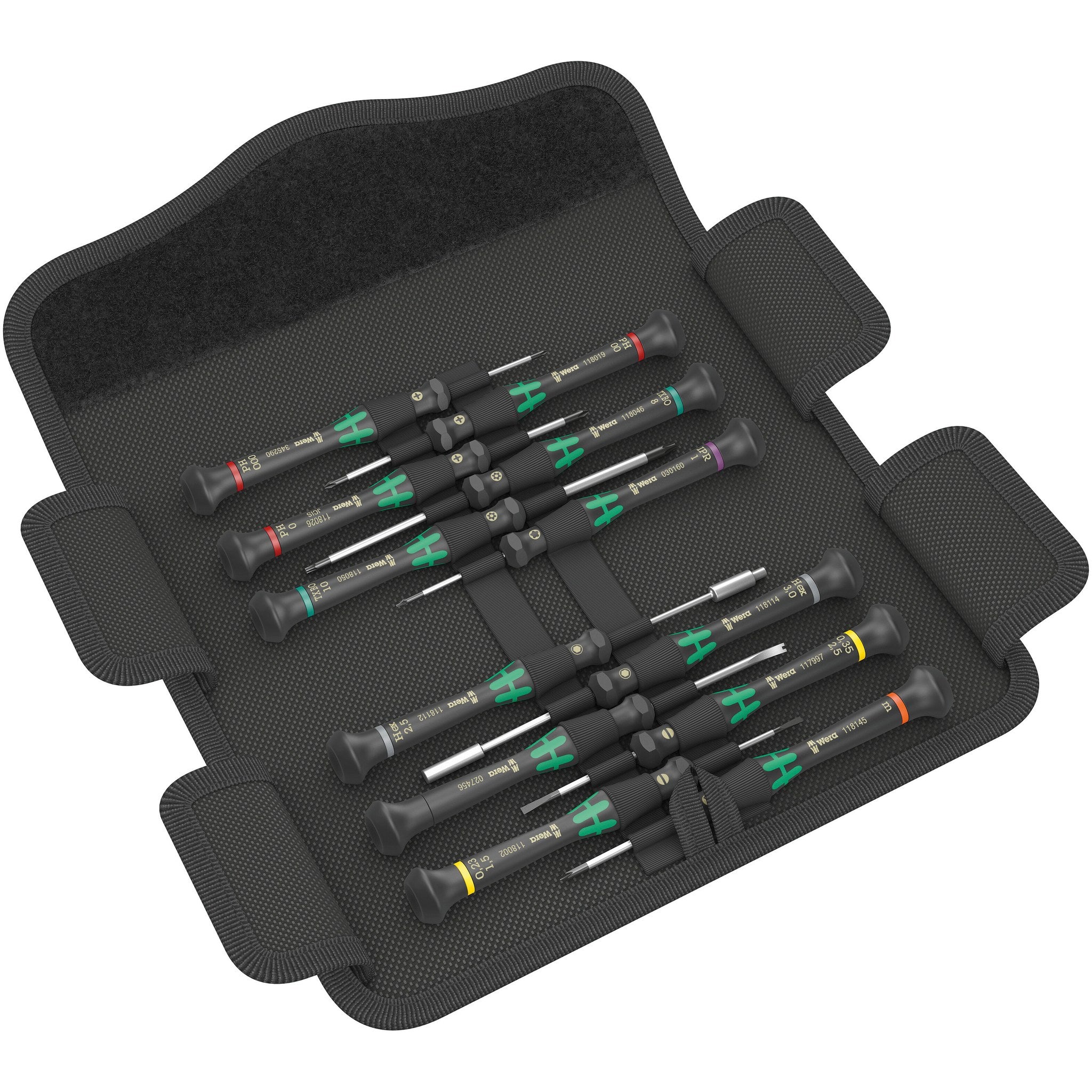 Wera Kraftform Micro 12 Electronics 1 Screwdriver set for electronic applications, 12