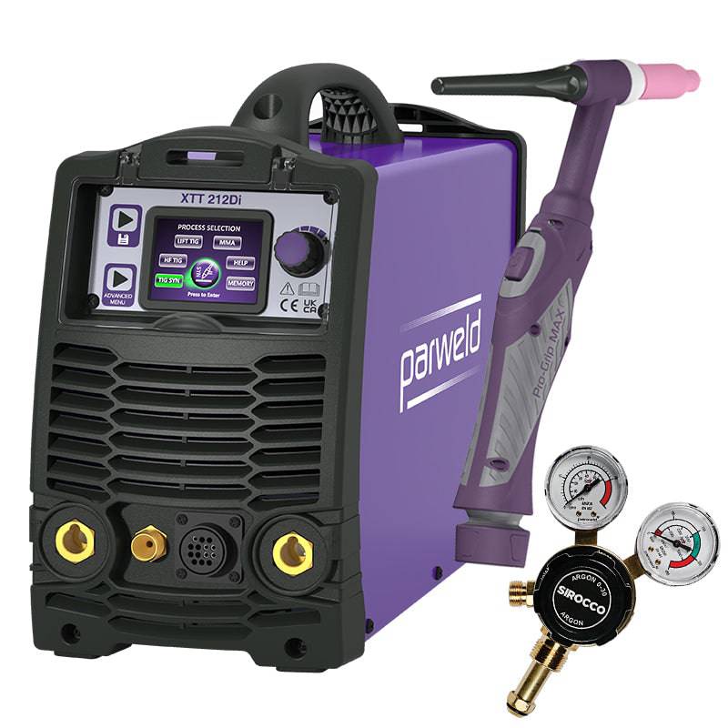 Parweld XTT212Di AC/DC Pulsed Tig Inverter Welder