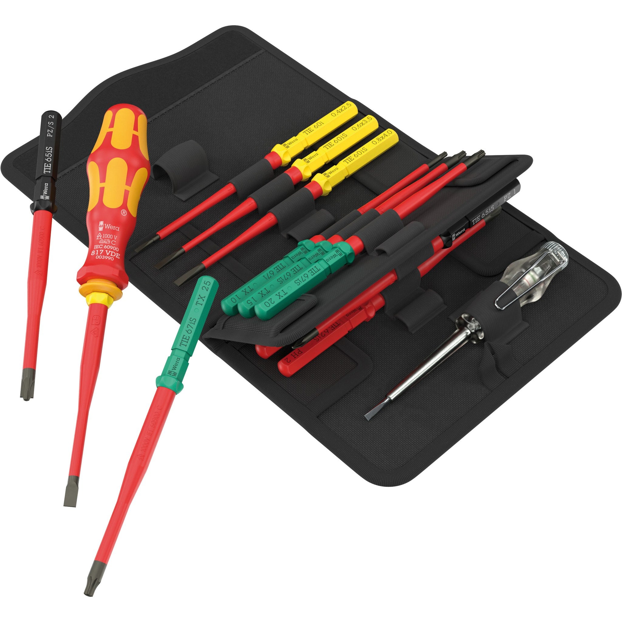 Wera Kraftform Kompakt VDE 16 extra slim 1 Tool finder, 16 pieces