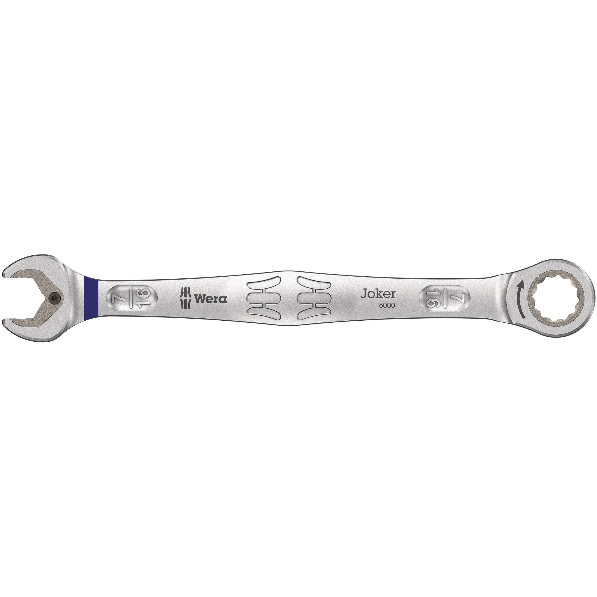 Wera 6000 Joker Ratcheting combination wrenches, Imperial, 7/16" x 165 mm