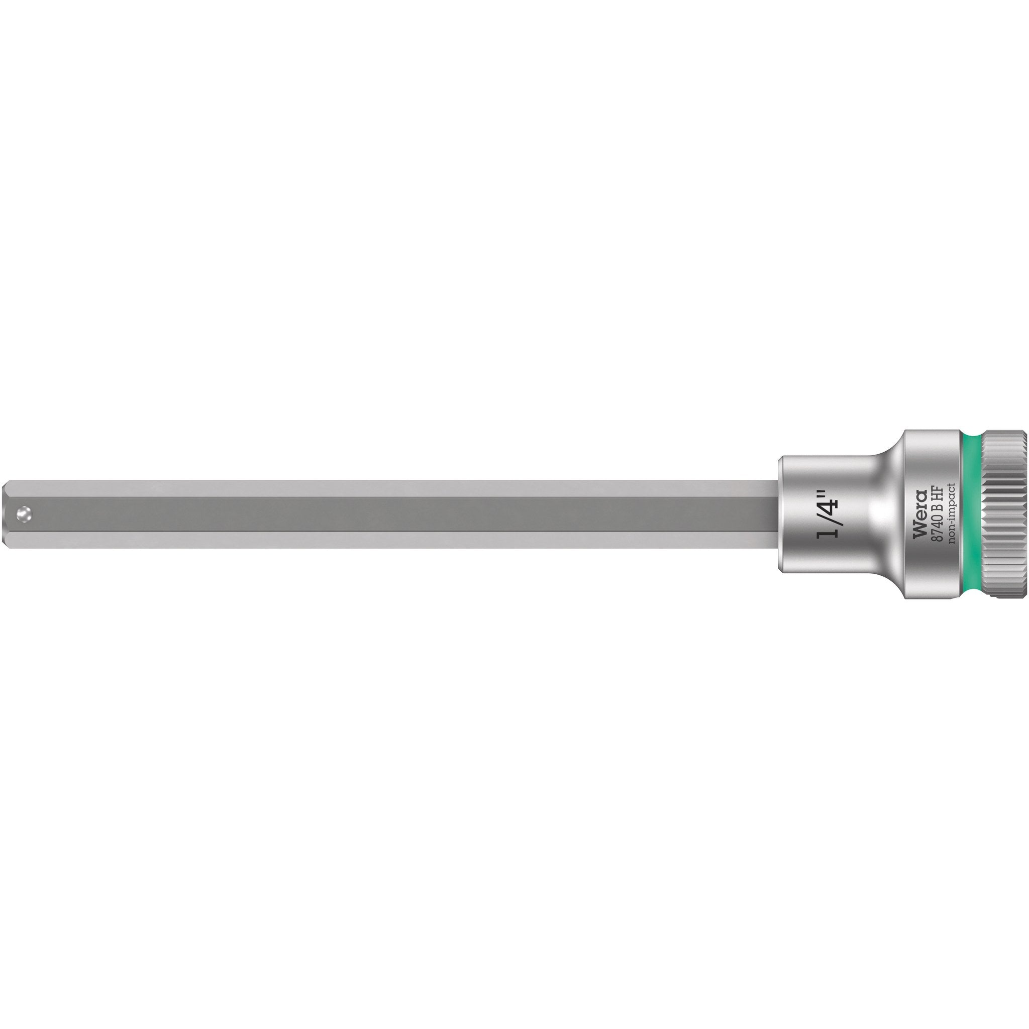 Wera 8740 B HF Zyklop bit socket with holding function, 3/8" drive, 1/4" x 107 mm