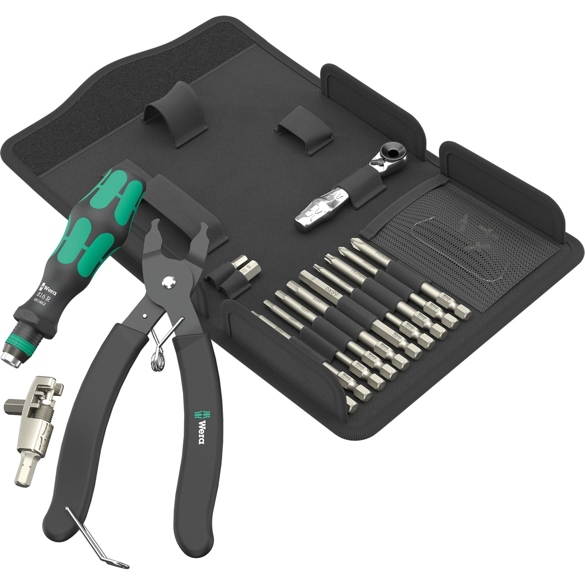 Wera 9532 Chain riveter set for workshops, 20 pieces