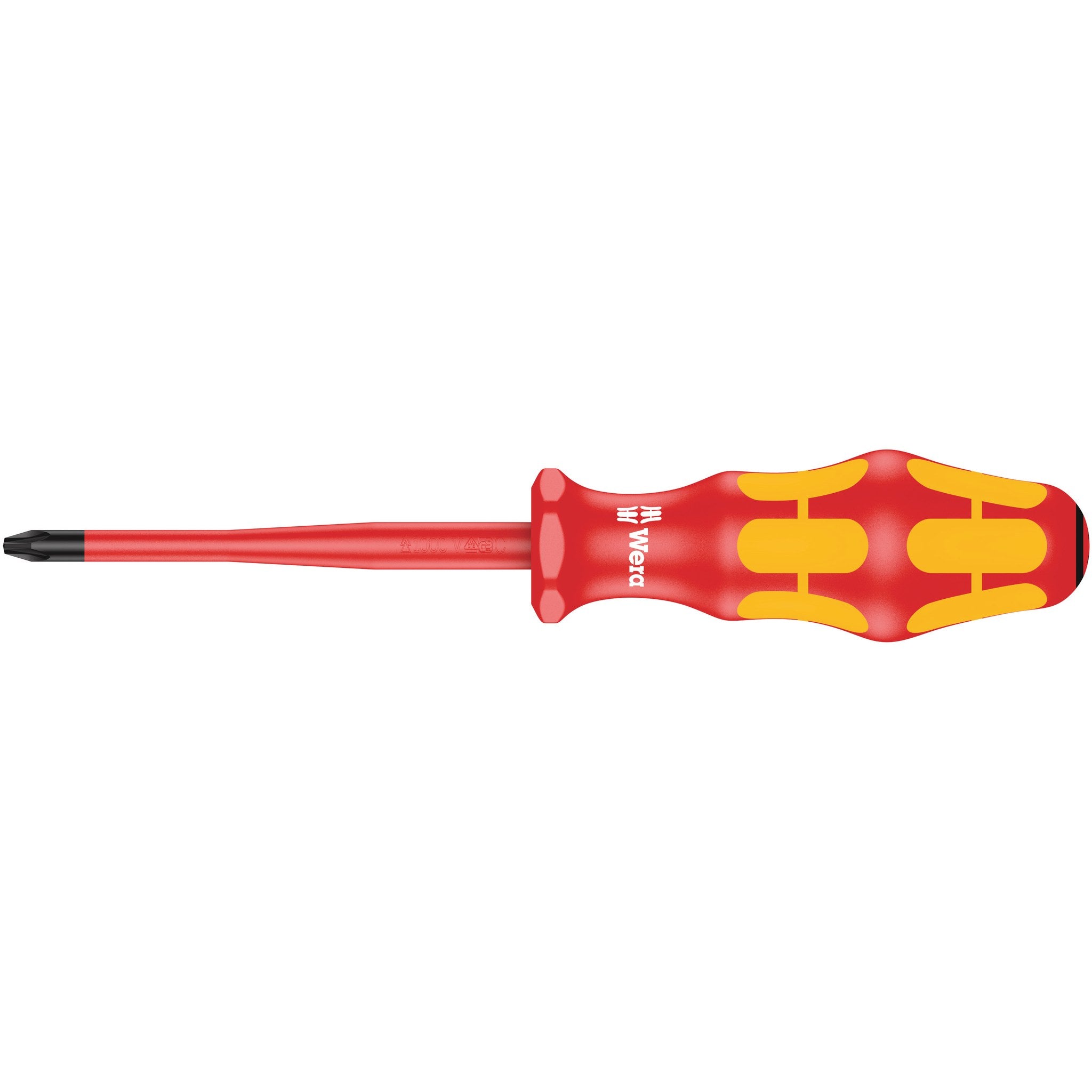 Wera 165 iS PZ VDE Insulated screwdriver with reduced blade diameter for Pozidriv